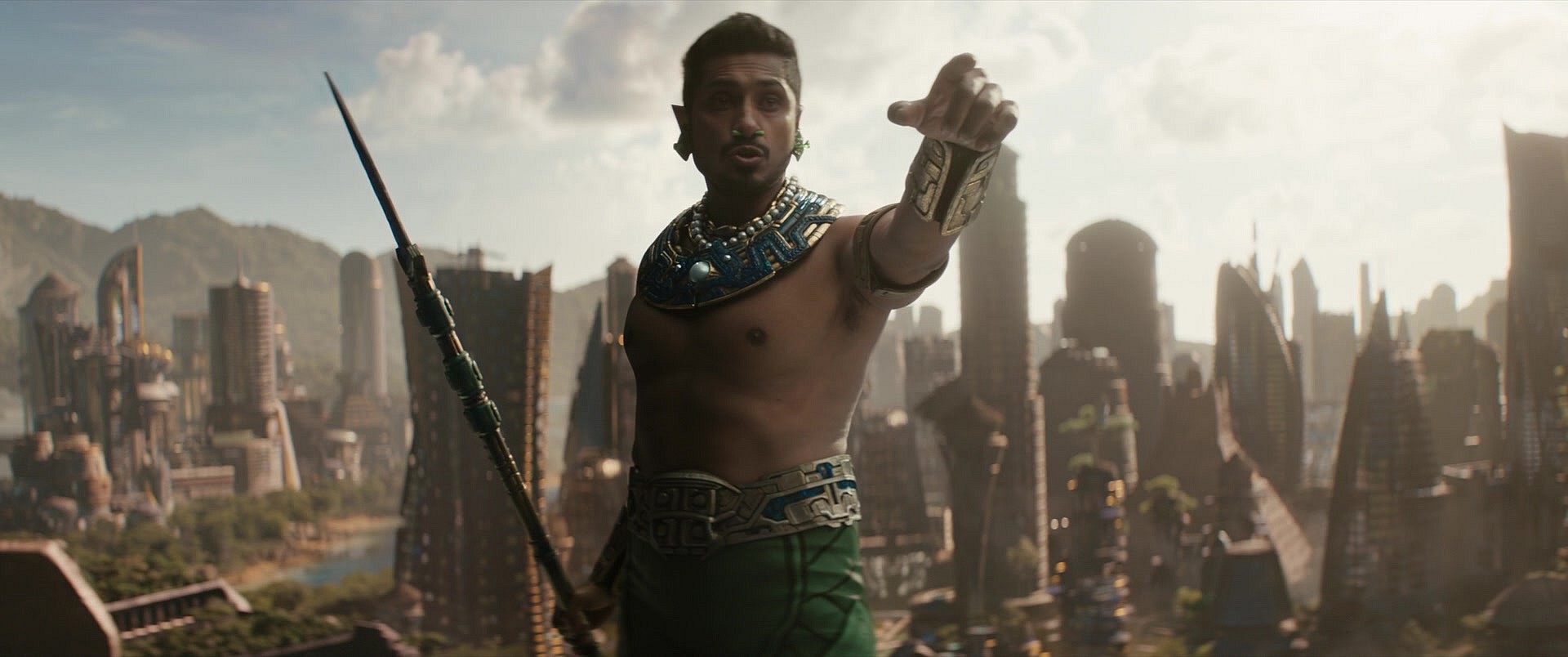 Namor (Tenoch Huerta) officially declares war on Wakanda in 'Black Panther: Wakanda Forever' (2022)