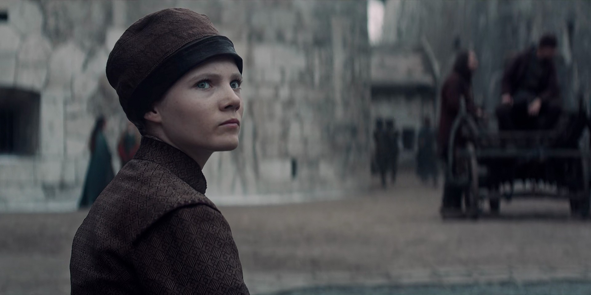 Ciri (Freya Allen) feels a sense of unease in The Witcher Season 1 Episode 1 "The End's Beginning" (2019), Netflix