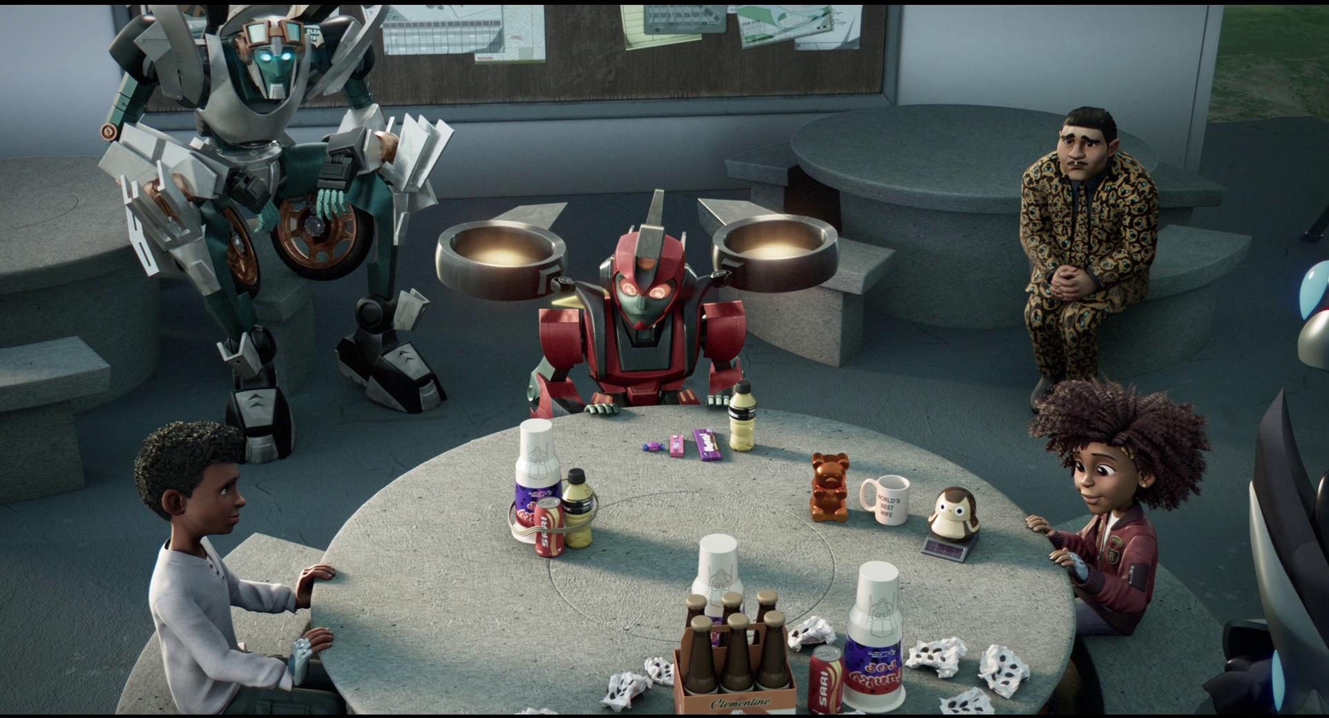 The Autobots and the Maltos assemble in Transformers: EarthSpark (2022)