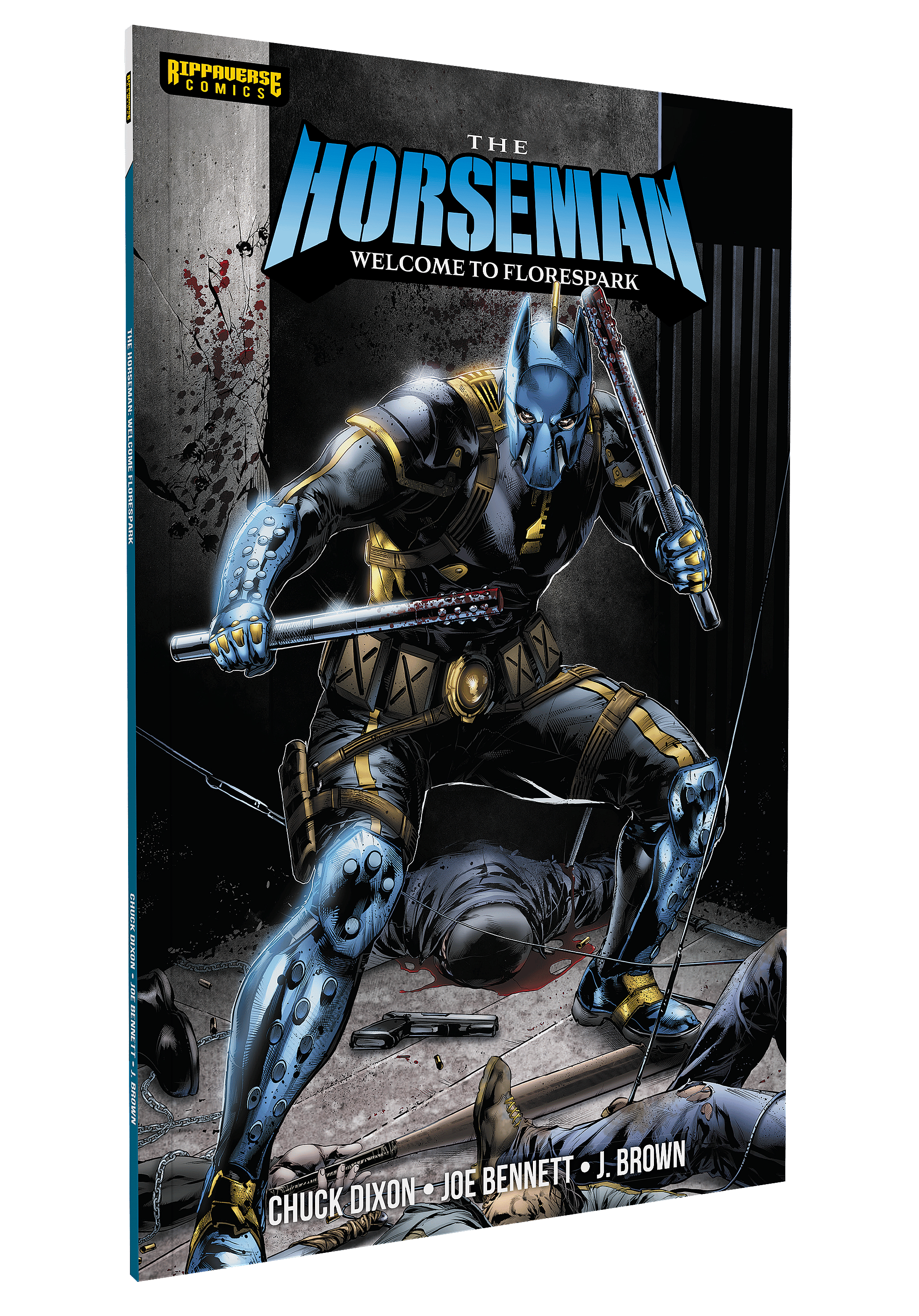 The Horseman is ready to rumble on Caanan White's cover to The Horseman Vol. 1 #1 (2024), Rippaverse