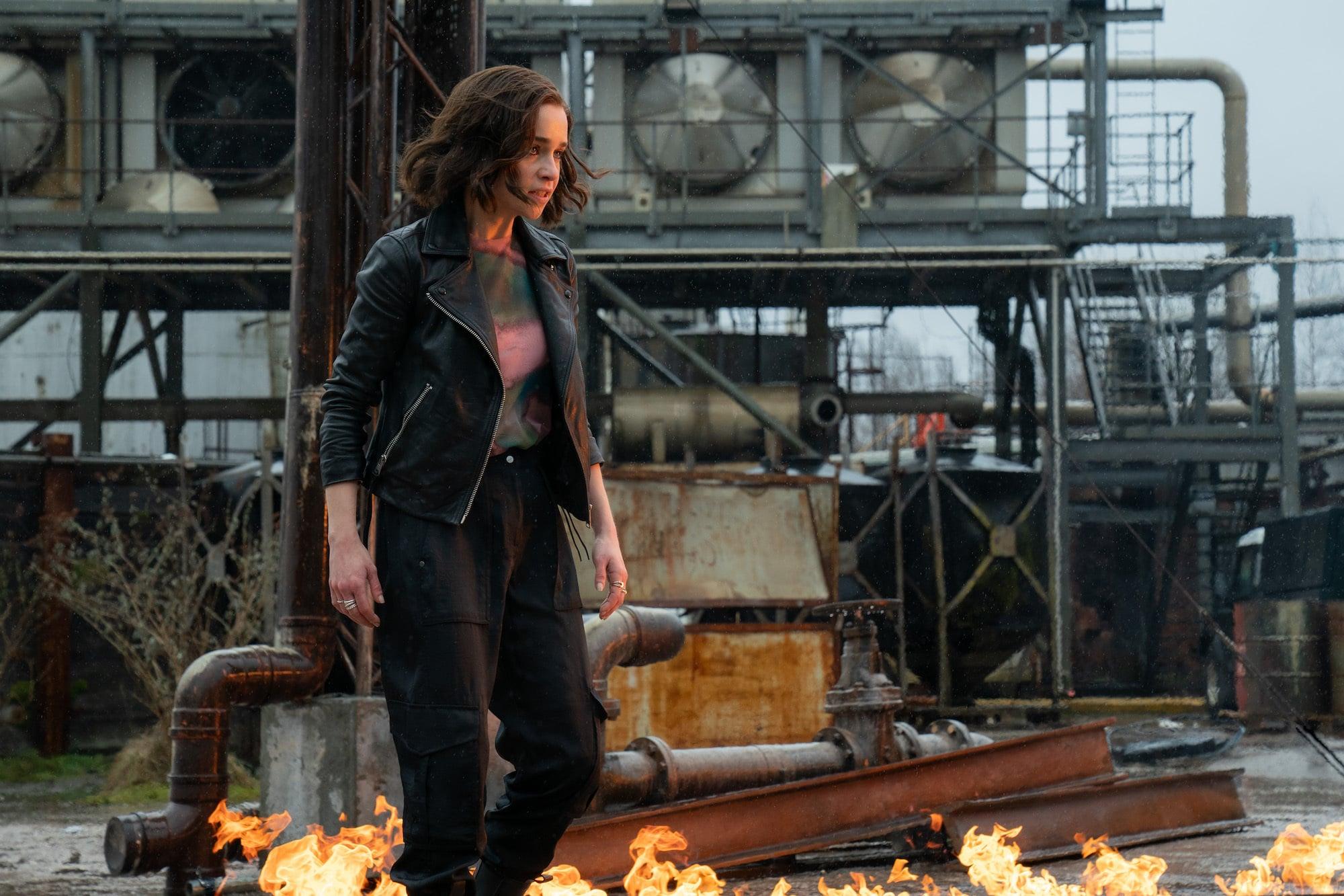 Emilia Clarke as G'iah in Marvel Studios' SECRET INVASION, exclusively on Disney+. Photo by Gareth Gatrell. © 2023 MARVEL.