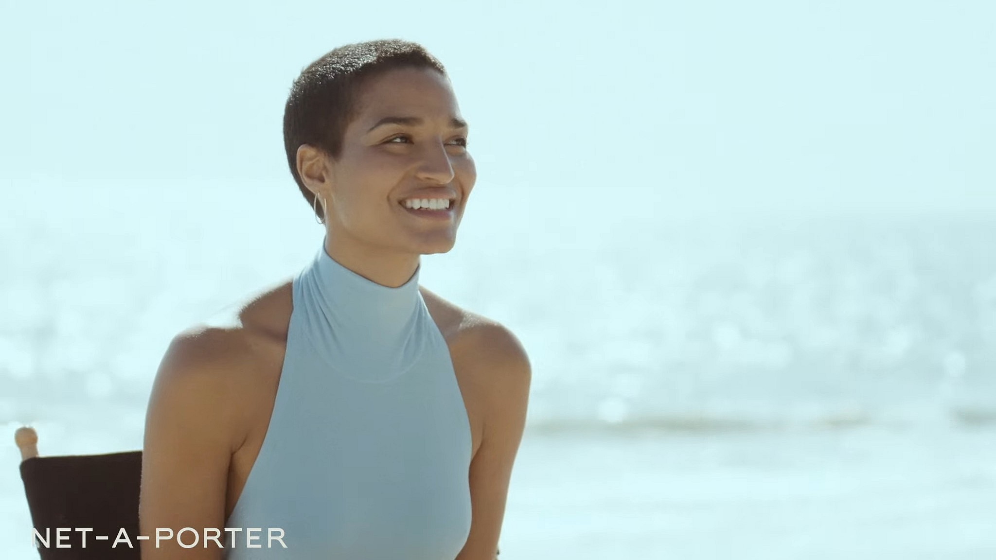 Indya Moore speaks with NET-A-PORTER for their 'First Time' interview series (2021)