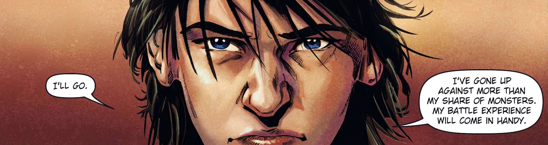 Thalia Grace volunteers to fight in Percy Jackson & The Olympians - The Titan's Curse: The Graphic Novel (2013), Hyperion Books. Words by Rick Riordan and Robert Venditti, art by Attila Futaki and Tamás Gáspár.