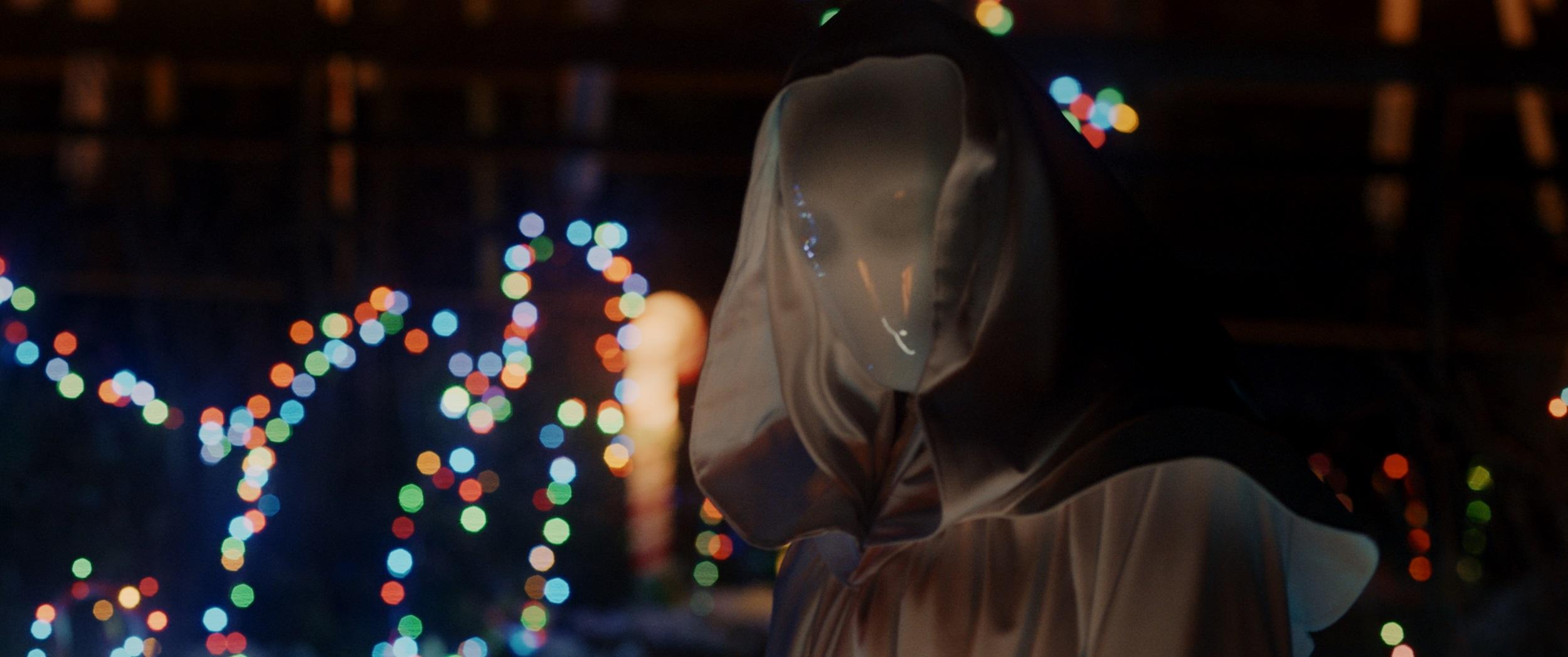 The angel killer from the horror comedy It's a Wonderful Knife. 

Image courtesy of RLJE Films and Shudder.