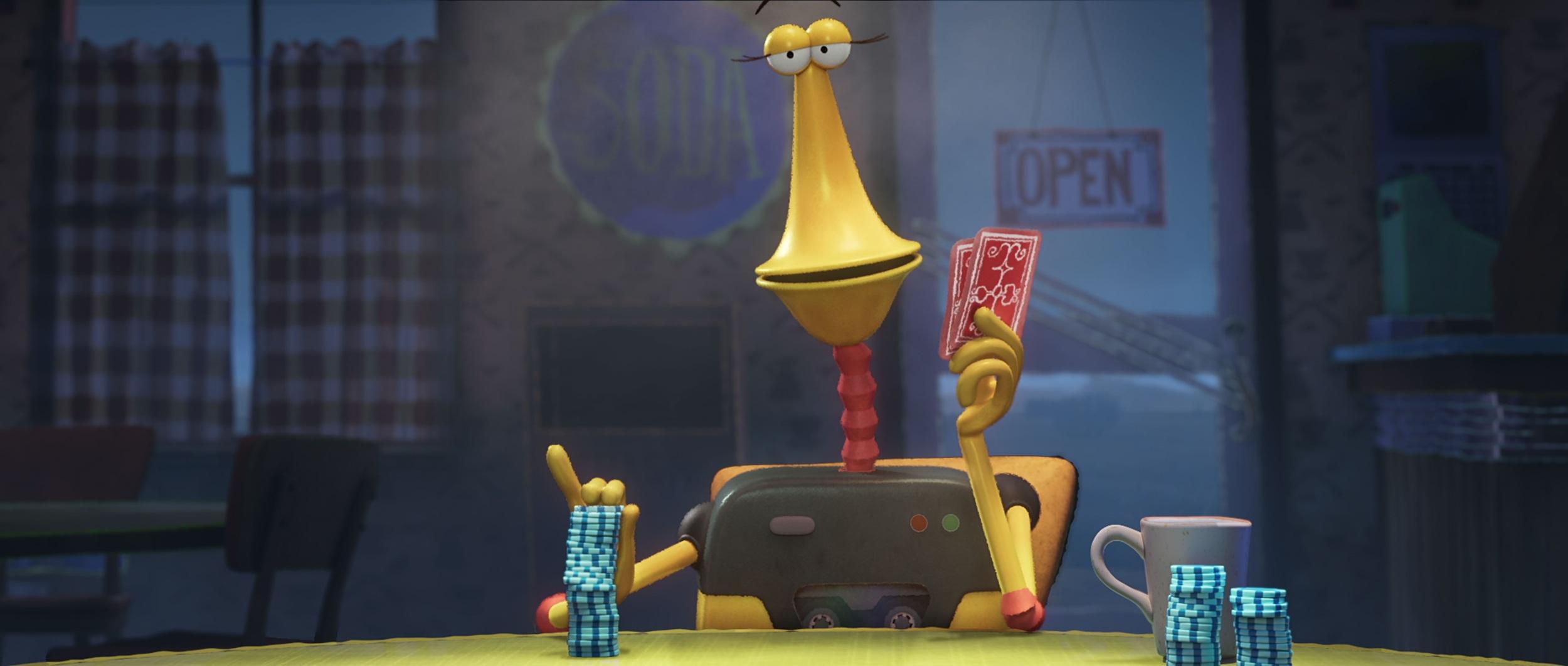 Golda Rosheuvel as Unexplained Noises. Cr: DreamWorks Animation © 2023