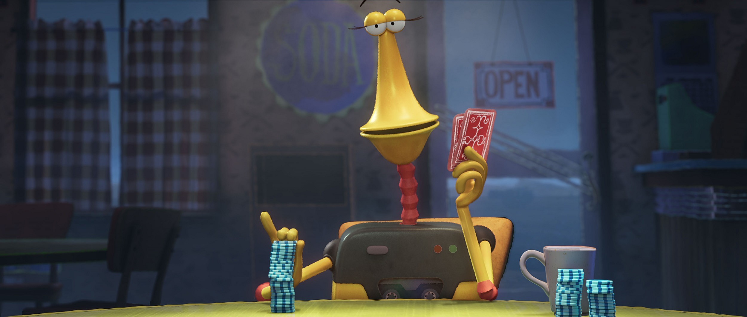 Golda Rosheuvel as Unexplained Noises. Cr: DreamWorks Animation © 2023