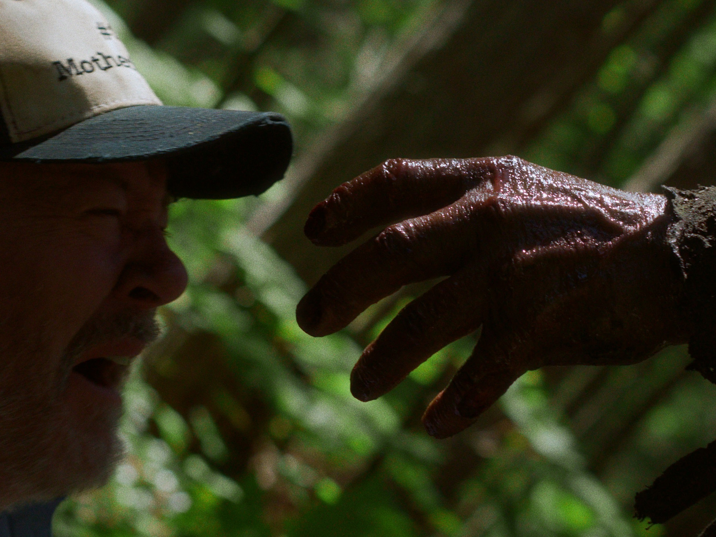 Timothy Paul McCarthy in Chris Nash’s IN A VIOLENT NATURE. Courtesy of Pierce Derks. An IFC Films & Shudder Release.