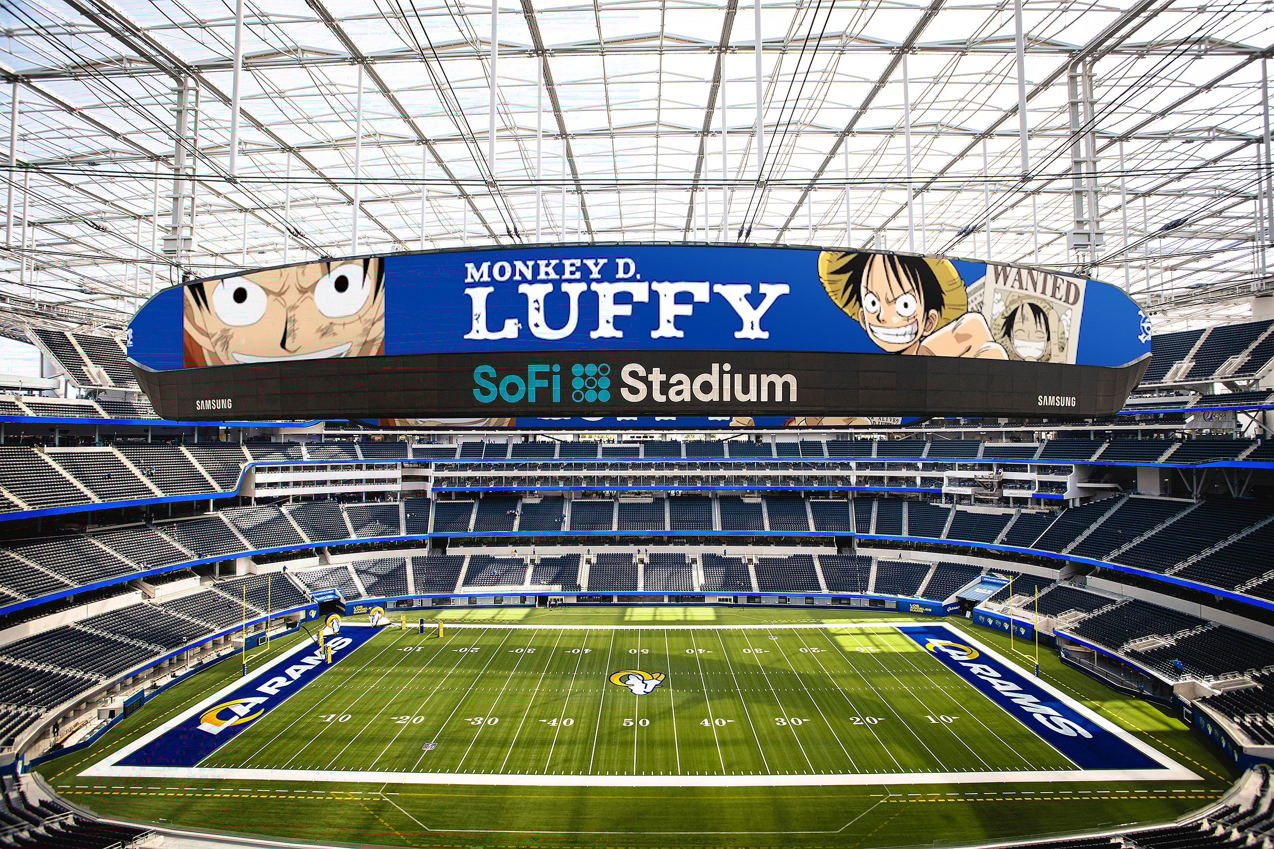 LA Rams x One Piece Collab