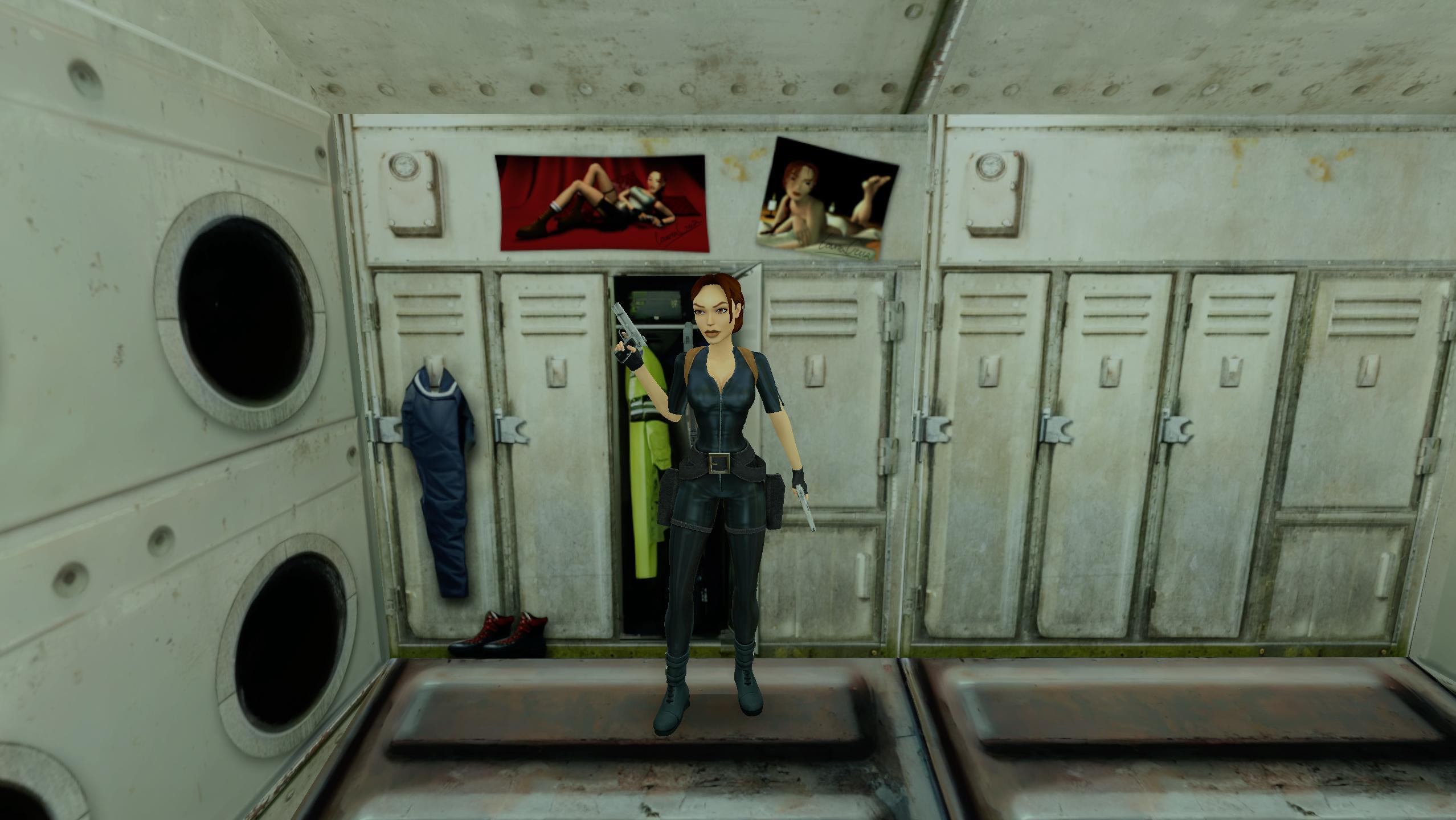 The 'remastered' pin-ups, as seen in the original release of Tomb Raider III: The Lost Artefact Remastered (2024), Crystal Dynamics