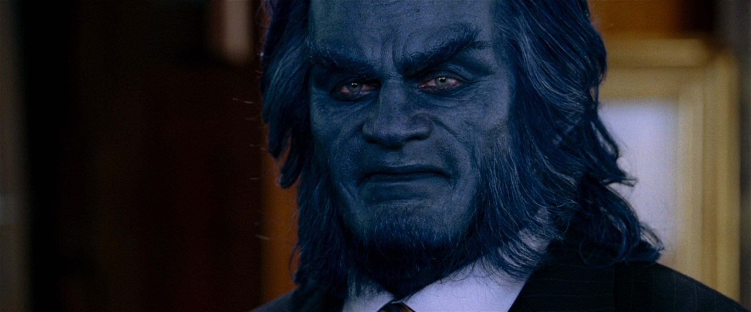 Dr. Hank McCoy (Kelsey Grammer) pays a visit to Xavier's School for Gifted Youngsters in X-Men: The Last Stand (2006), 20th Century Fox