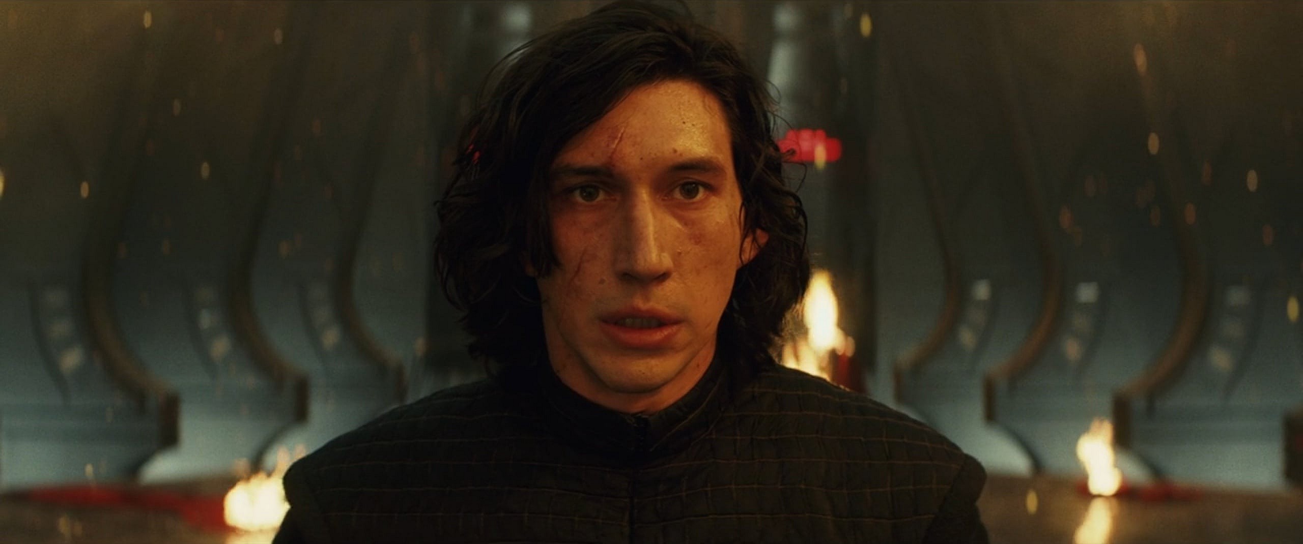 Kylo Ren (Adam Driver) asks Rey (Daisy Ridley) to join him in Star Wars Episode VIII: The Last Jedi (2017), Lucasfilm Ltd.