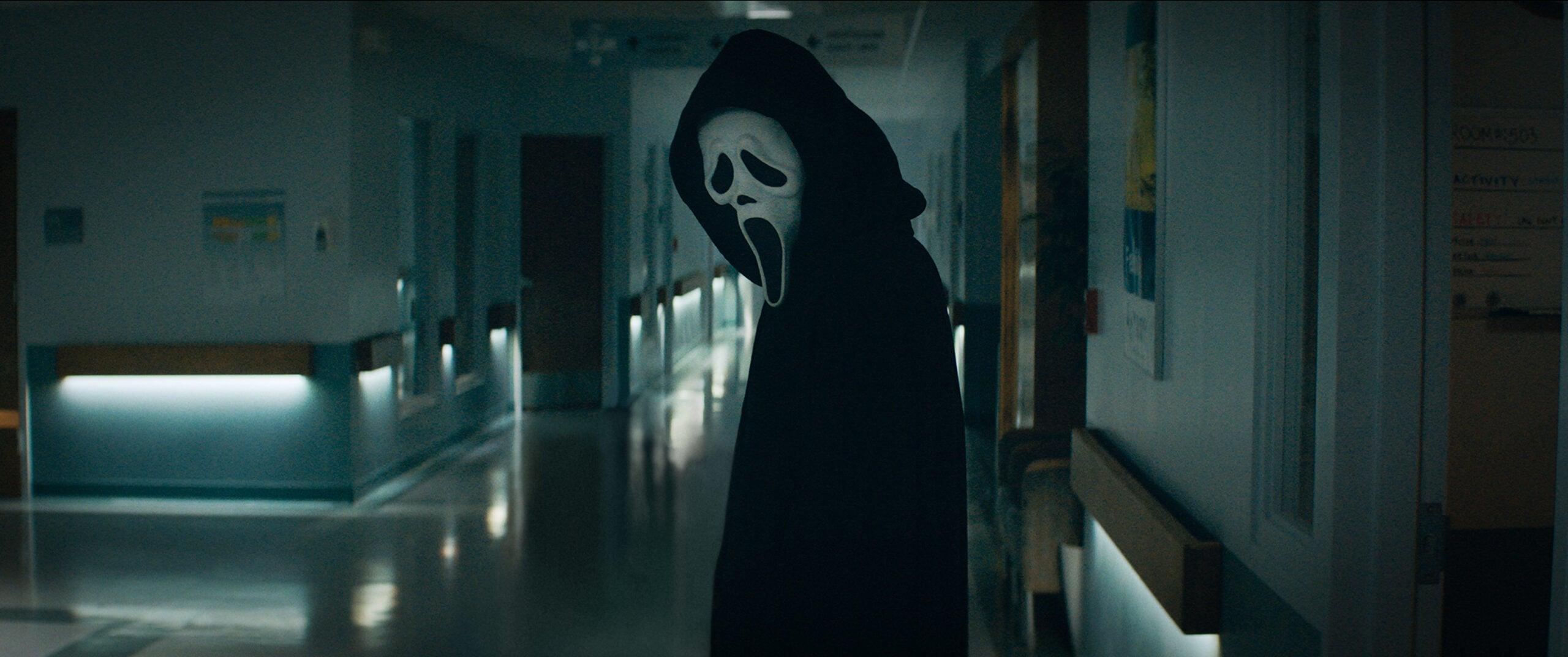 Ghostface in Paramount Pictures and Spyglass Media Group's "Scream."