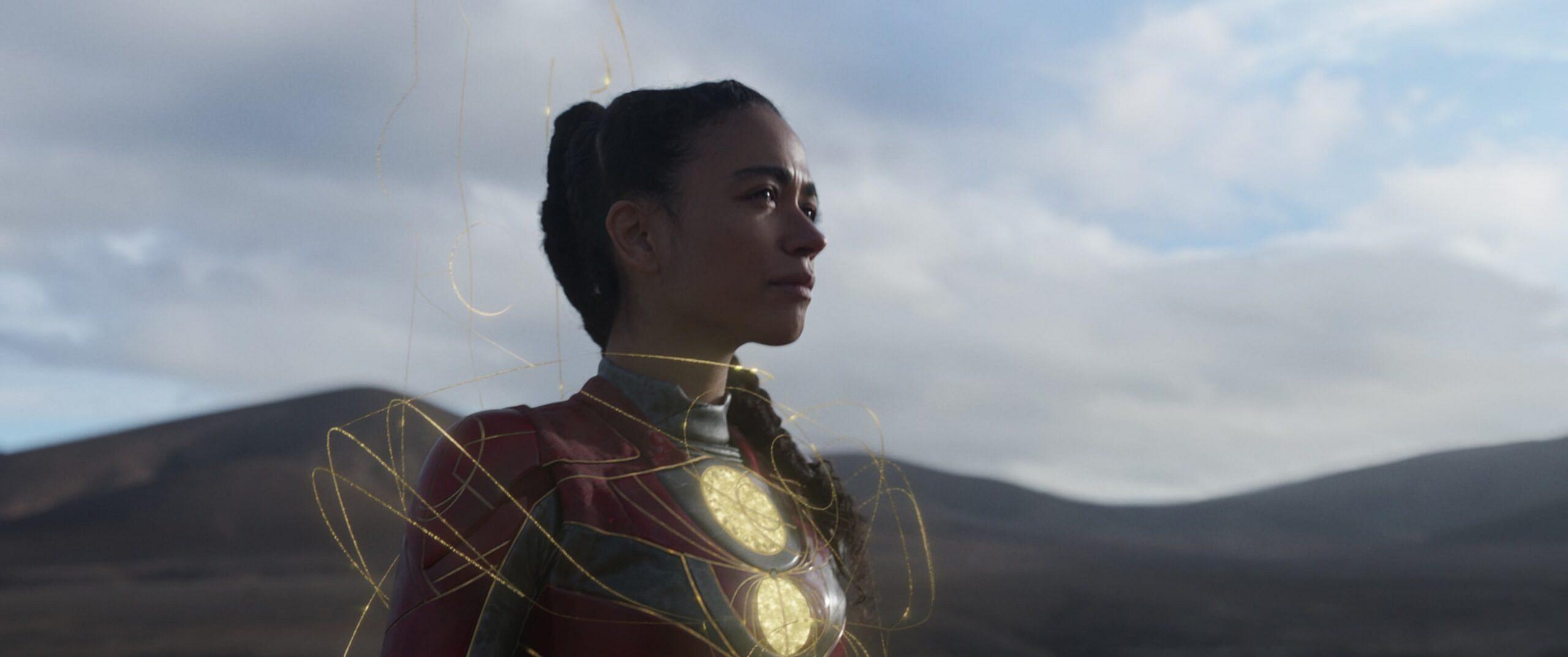 Makkari prepares to confront Ikaris in Eternals (2021), Marvel Entertainment