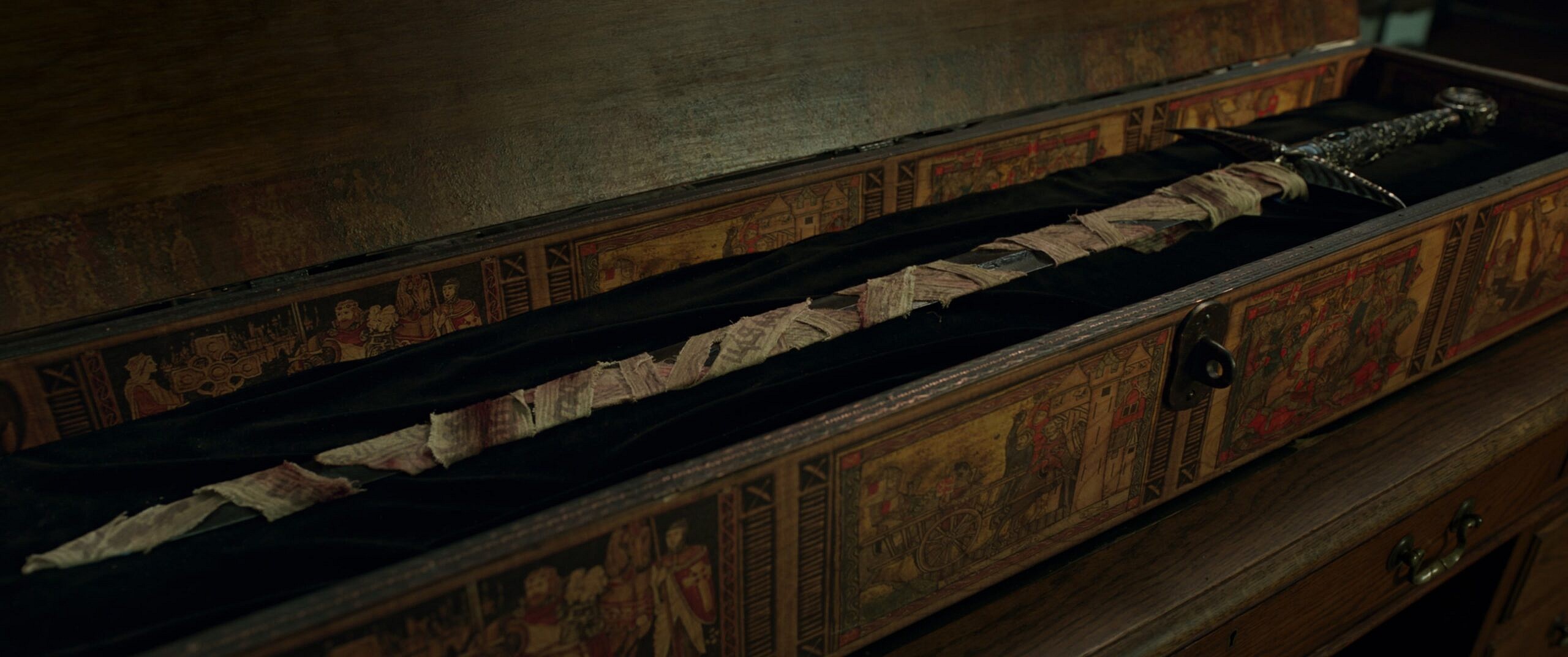 The Ebony Blade as it appears in the post-credits scene to Eternals (2021), Marvel Entertainment