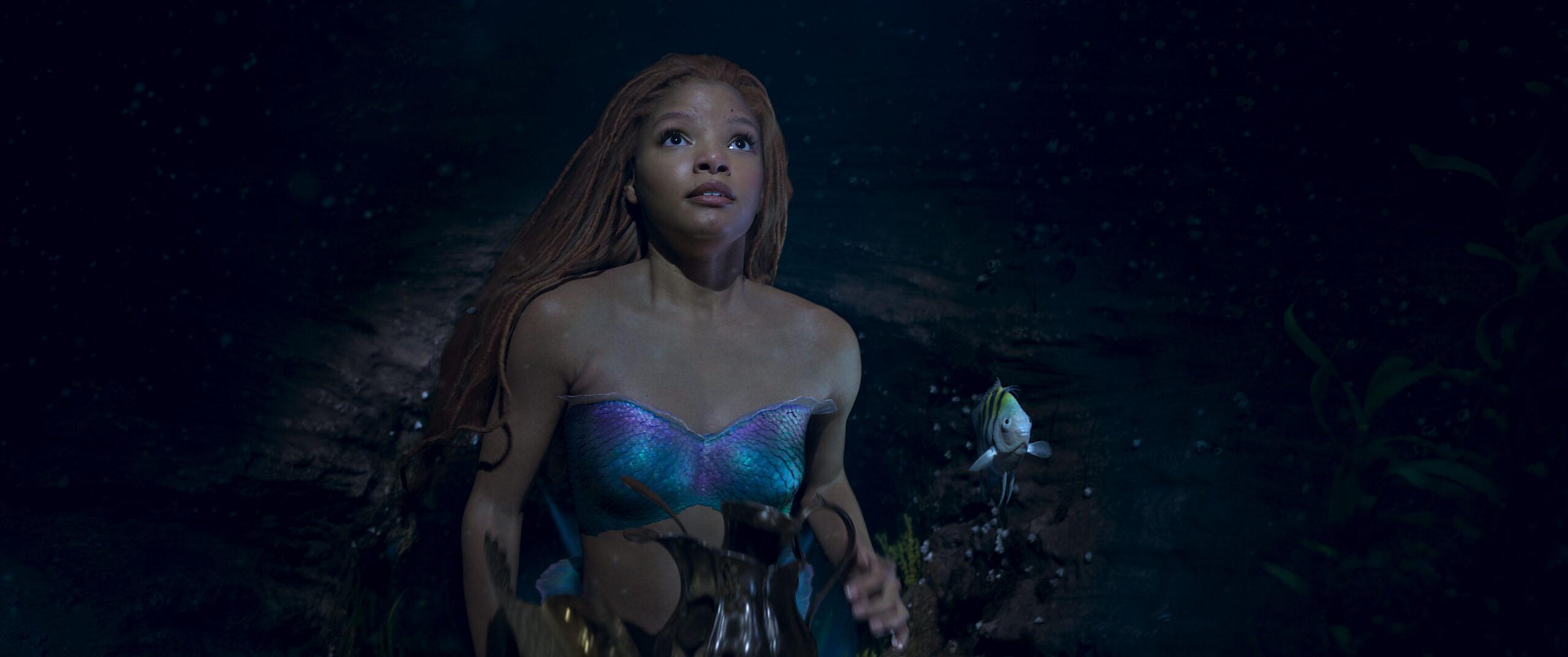 Halle Bailey as Ariel in Disney's live-action The Little Mermaid (2023)