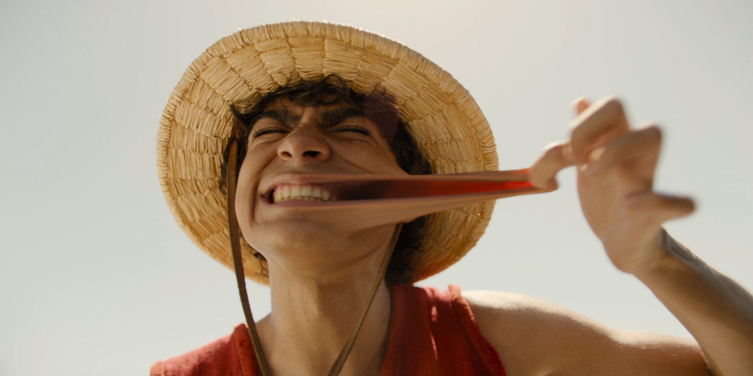 One Piece. Iñaki Godoy as Monkey D. Luffy in season 1 of One Piece. Cr. Courtesy of Netflix © 2023