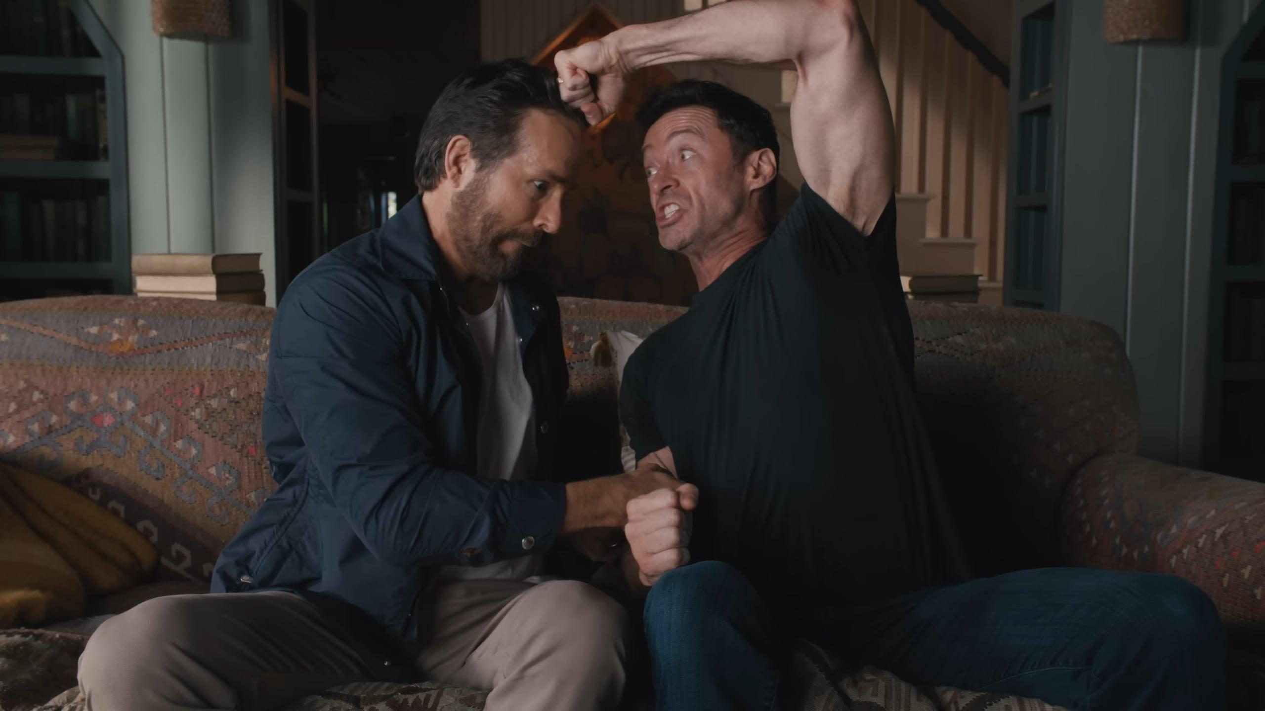 Ryan Reynolds and Hugh Jackman provide a hint at what's to come in Deadpool 3