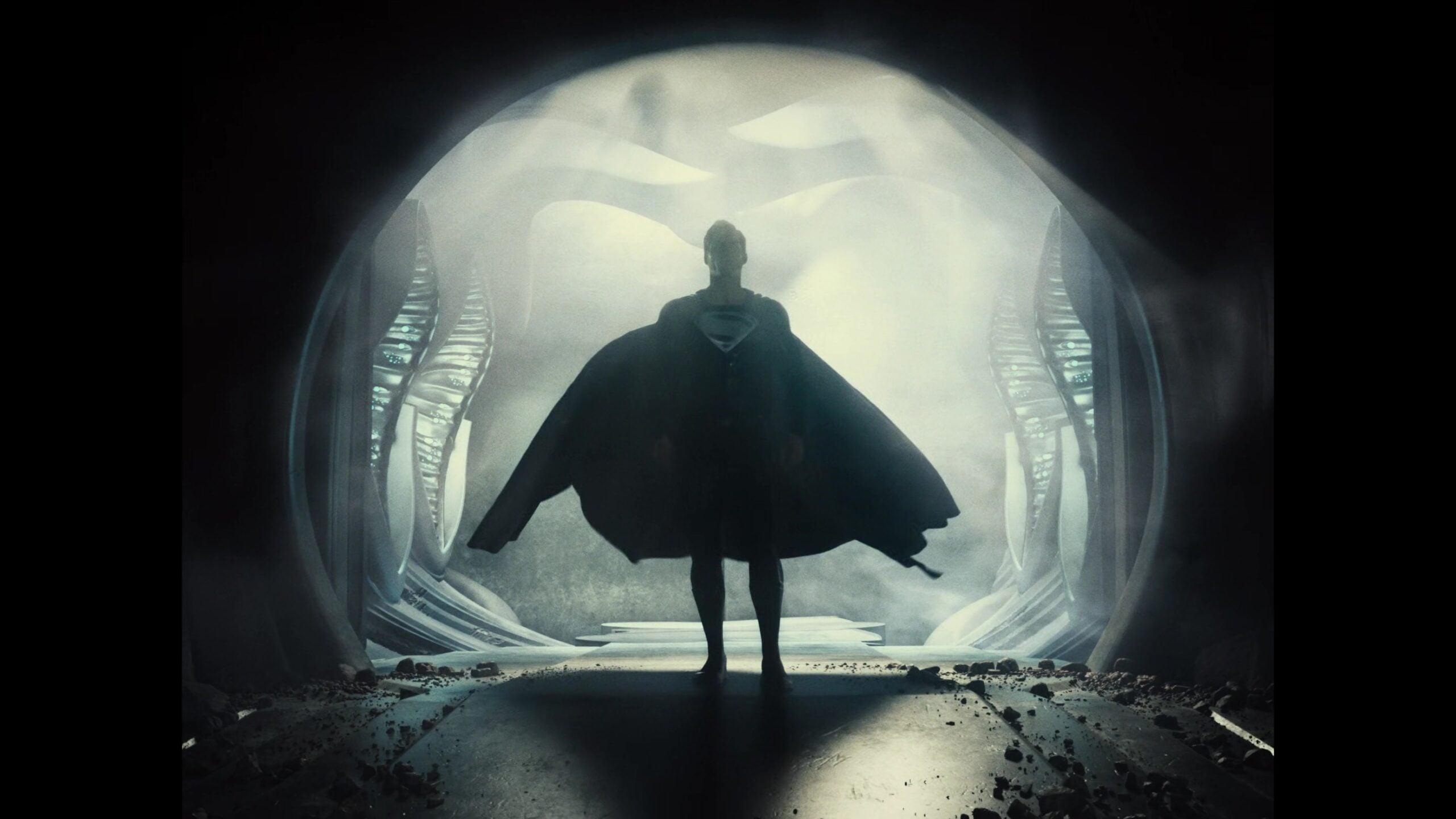 Superman (Henry Cavill) dons a new suit in Zack Snyder's Justice League (2021), Warner Bros. Pictures via Blu-ray
