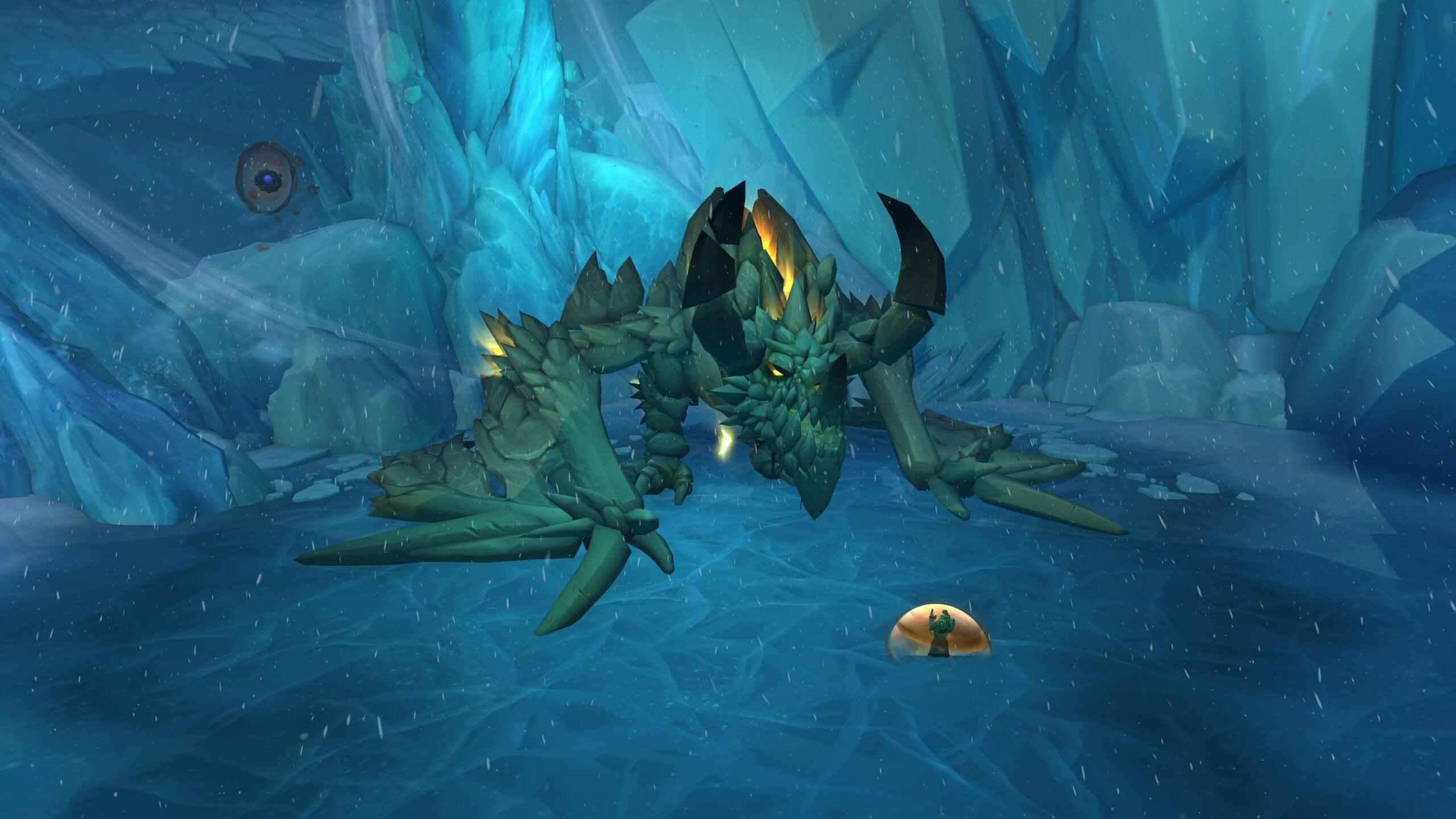Iridikron the Stonescaled in the Dawn of the Infinite dungeon in World of Warcraft: Dragonflight (2022), Blizzard Entertainment