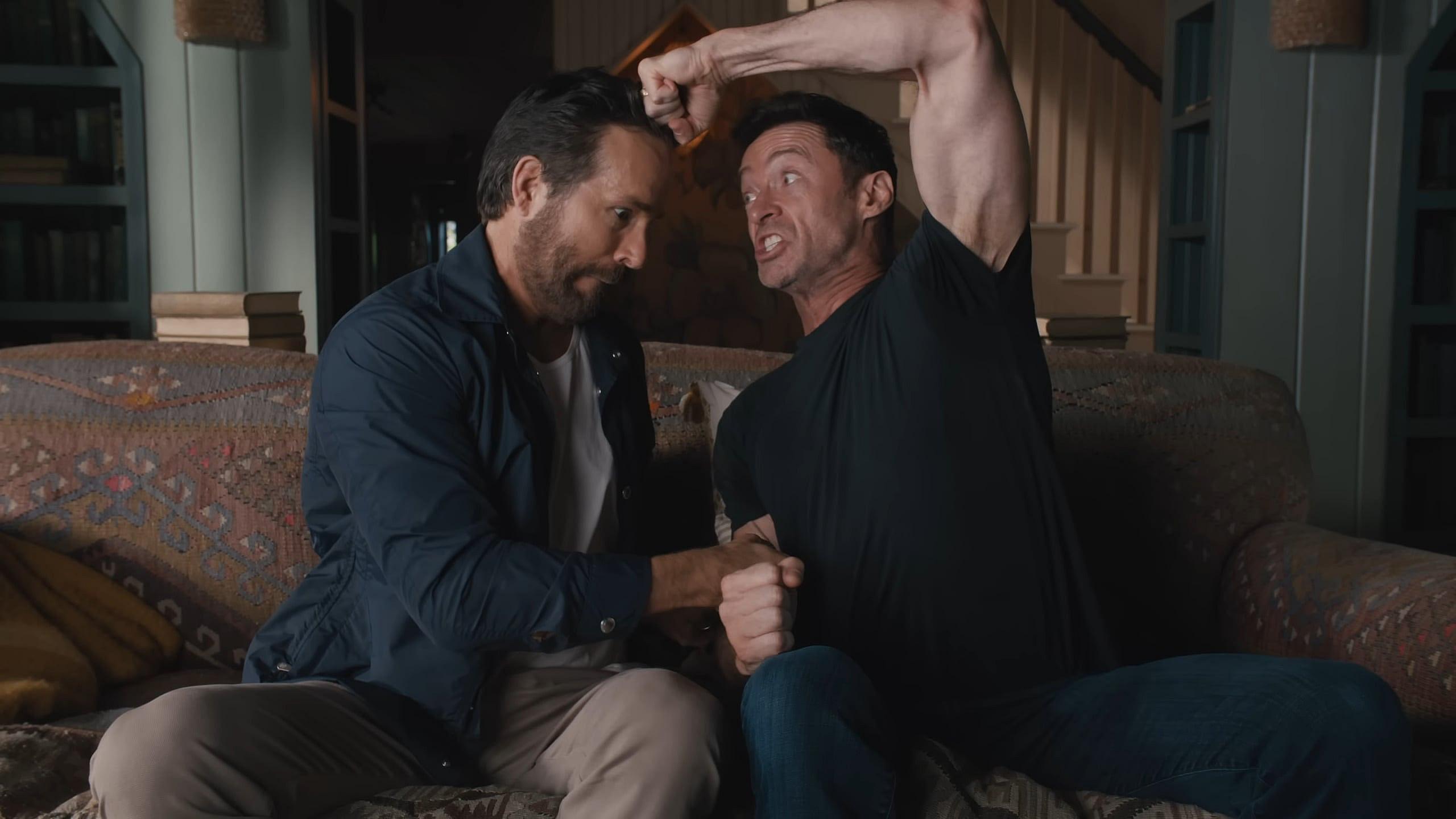 Ryan Reynolds and Hugh Jackman provide a hint at what's to come in Deadpool 3