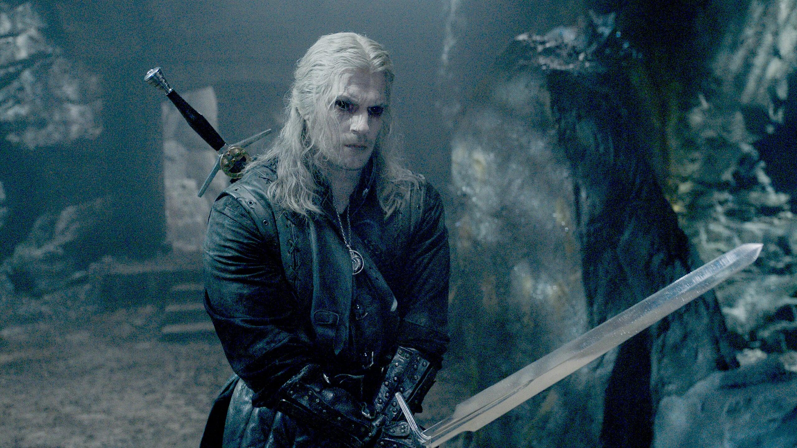 Geralt (Henry Cavill) taps into his Witcher abilities in The Witcher Season 3 Episode 1