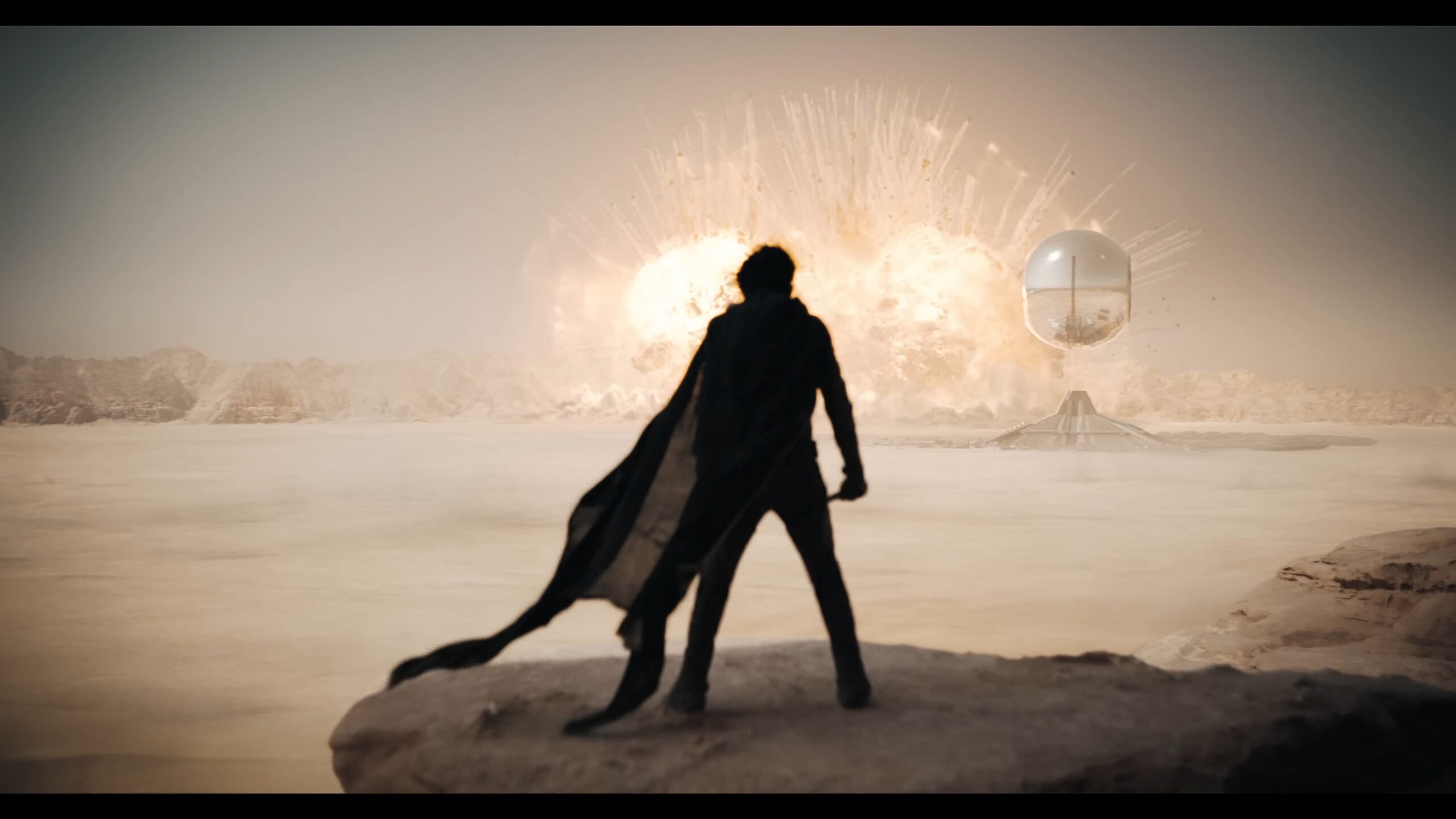 Paul Atreides (Timothée Chalamet) embraces his destiny as Duke in Dune: Part Two (2023), Warner Bros. Discovery