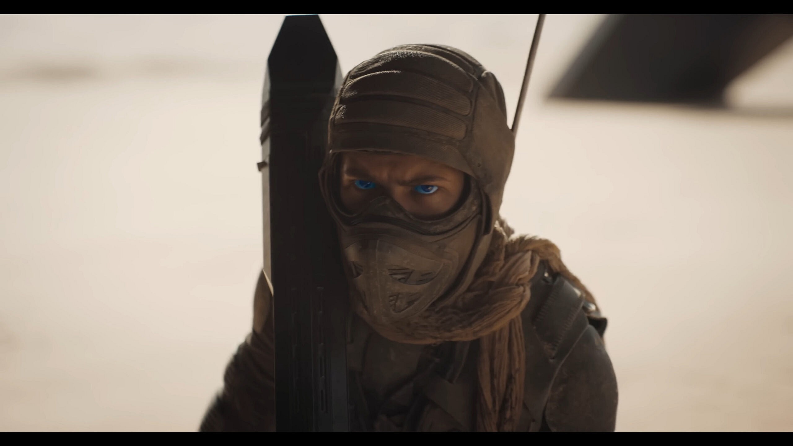 Chani (Zendaya) readies a rocket in Dune: Part Two (2023), Warner Bros. Discovery