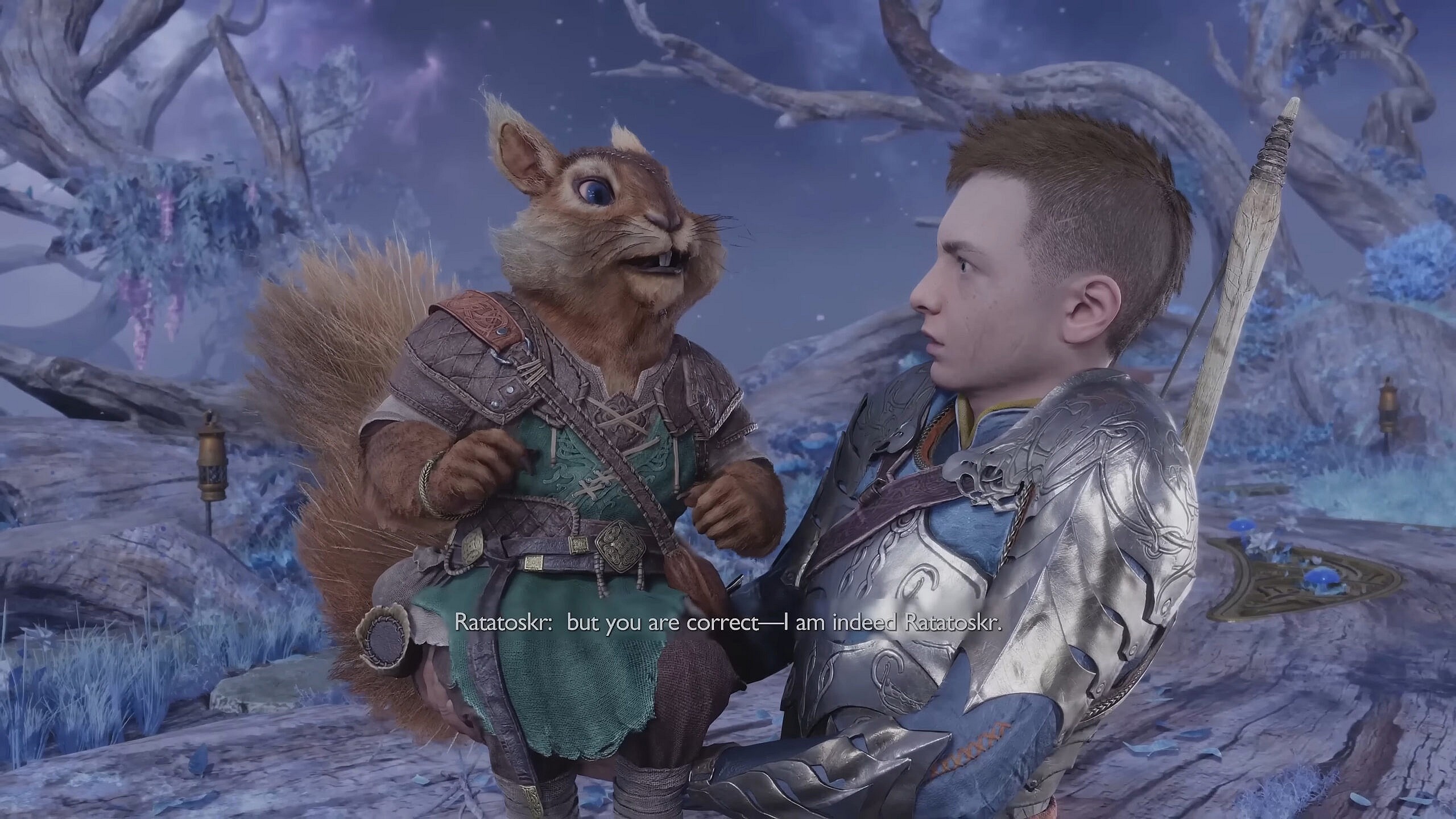 Rataoskr (SungWon Cho) makes his debut in God of War Ragnarök (2022), Sony Santa Monica