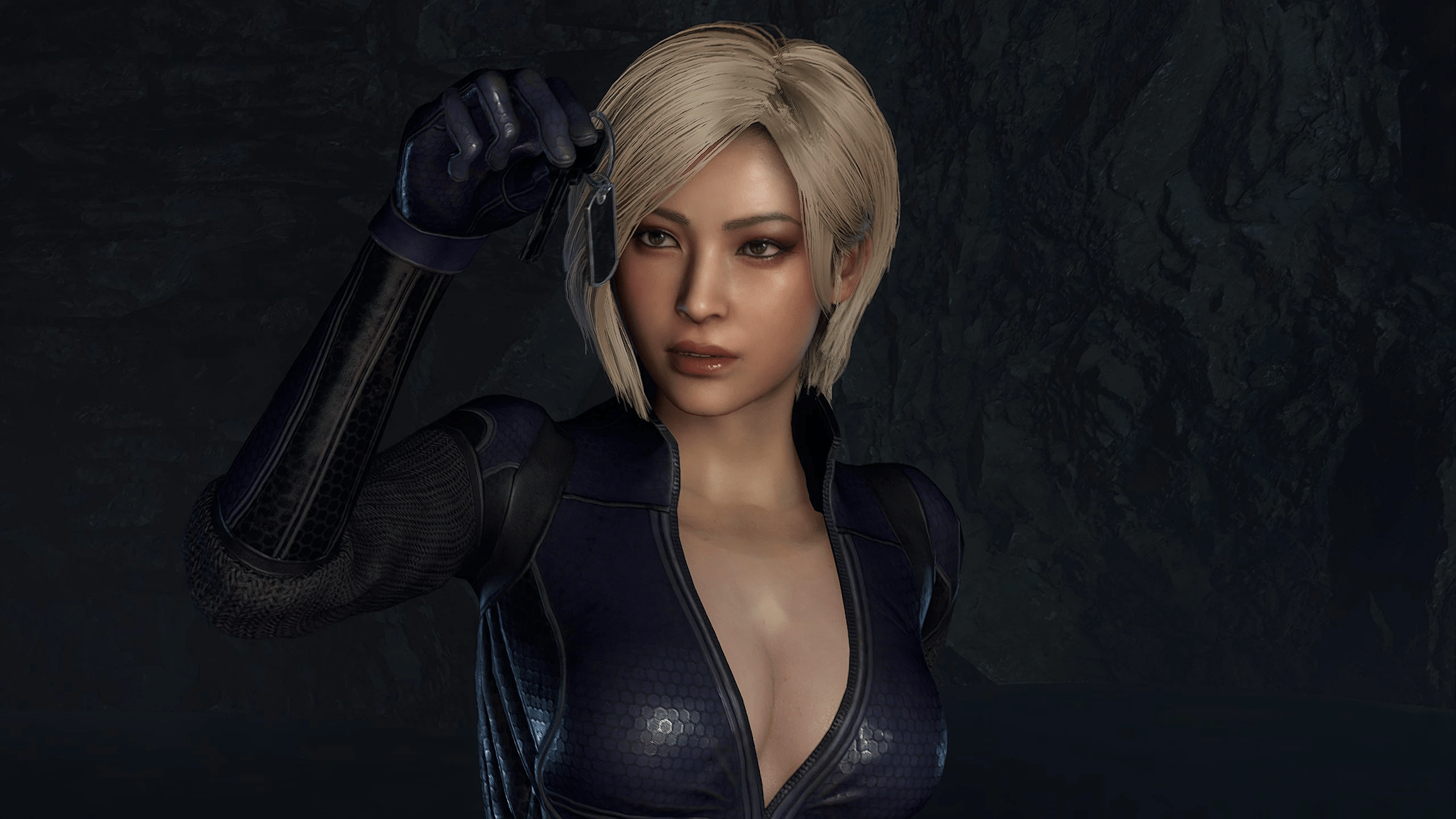 Modder Glitch adds Jill's Battle Suit as an alternate costume for Ada Wong in Resident Evil 4 Remake (2023), Capcom