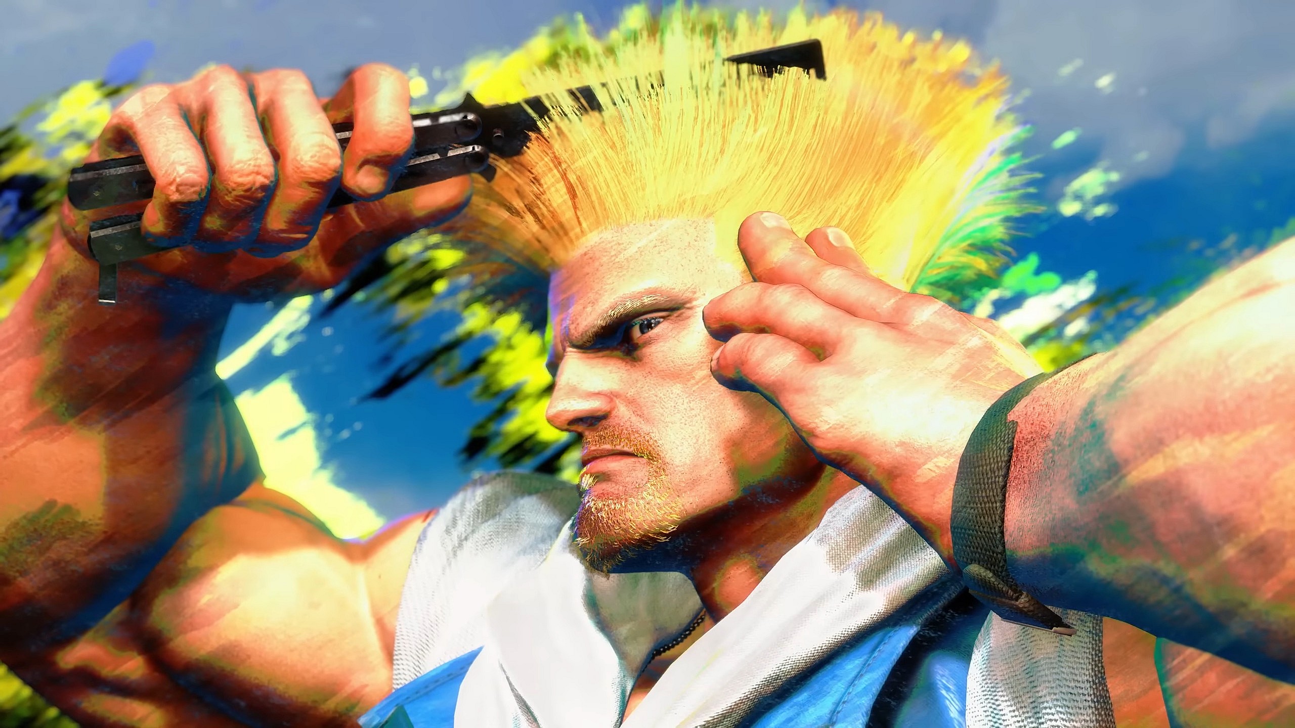 Guile (Hiroki Yasumoto) is stylin' in Street Fighter 6 (2023), Capcom