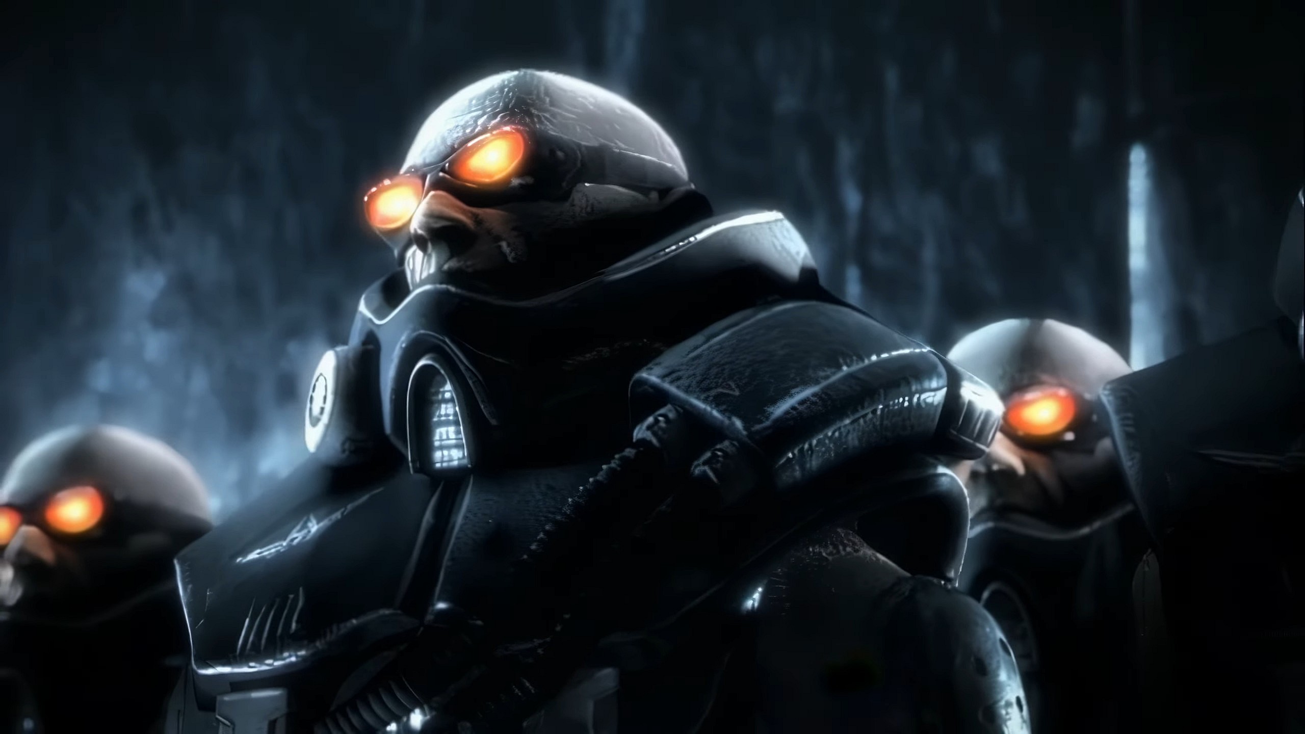 The Helghast Empire prepares to launch their war against the Interplanetary Strategic Alliance in Killzone (2004), Guerilla Games