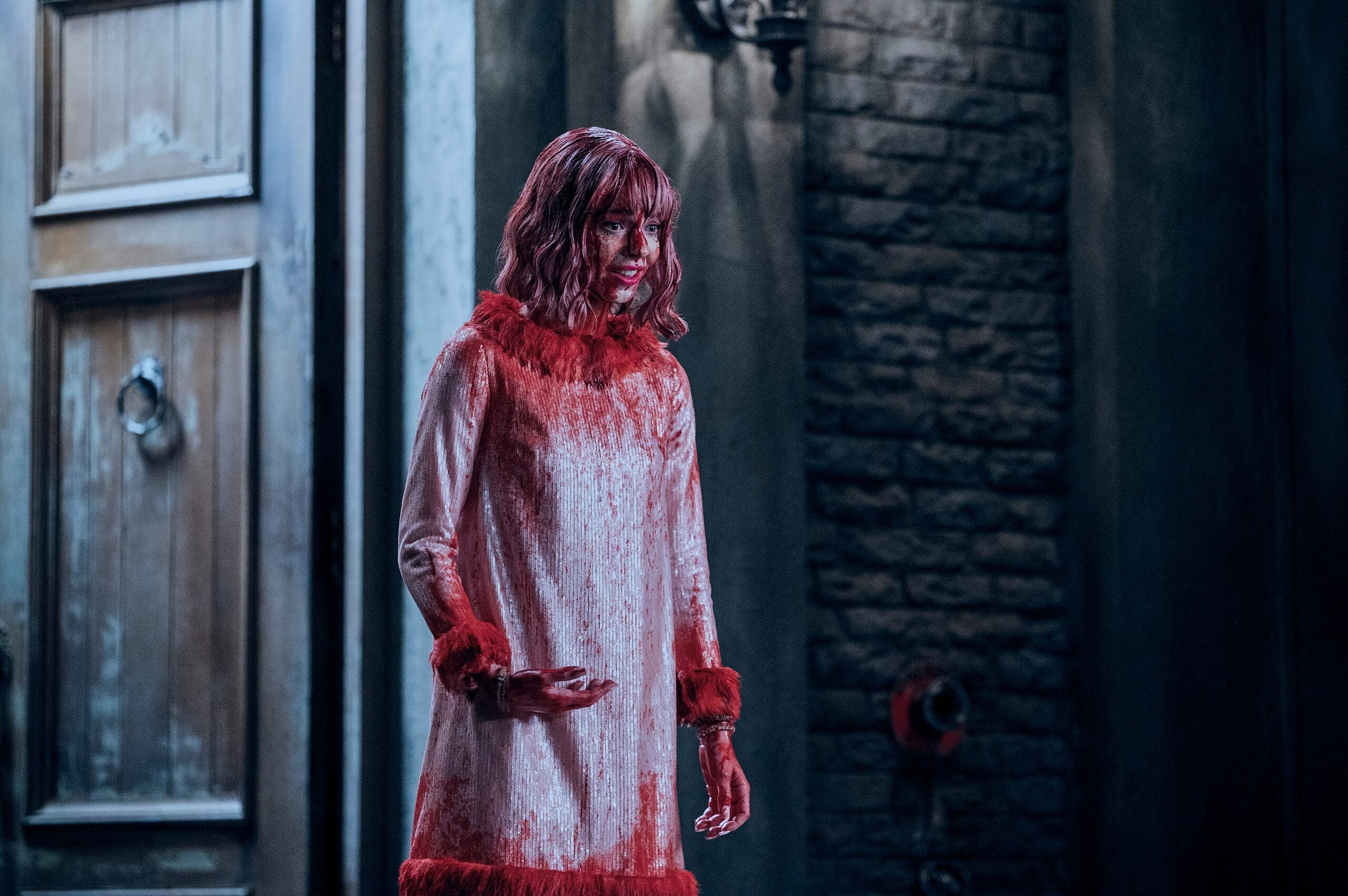 Wednesday. Emma Myers as Enid Sinclair in episode 104 of Wednesday. Cr. Vlad Cioplea/Netflix © 2022