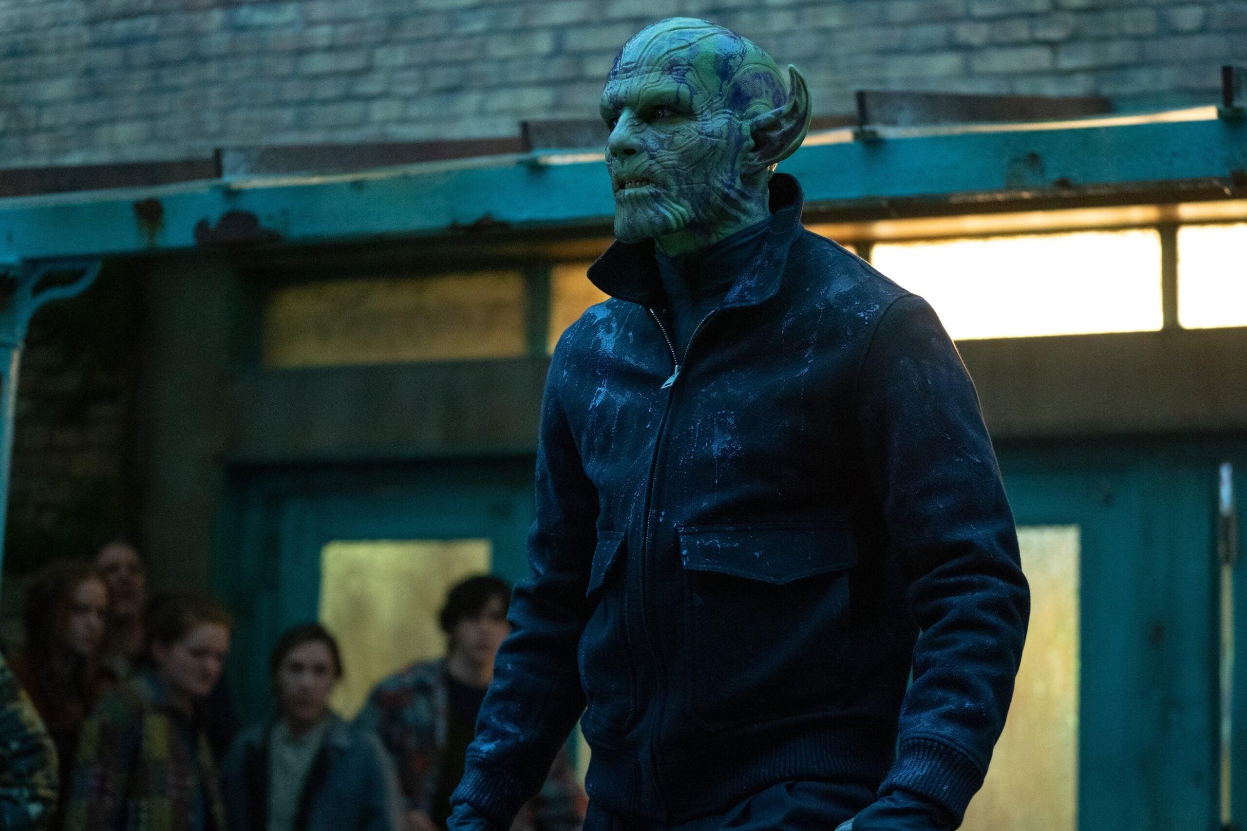 Kingsley Ben-Adir as Rebel Skrull leaer Gravik in Marvel Studios' SECRET INVASION, exclusively on Disney+. Photo by Gareth Gatrell. © 2023 MARVEL.
