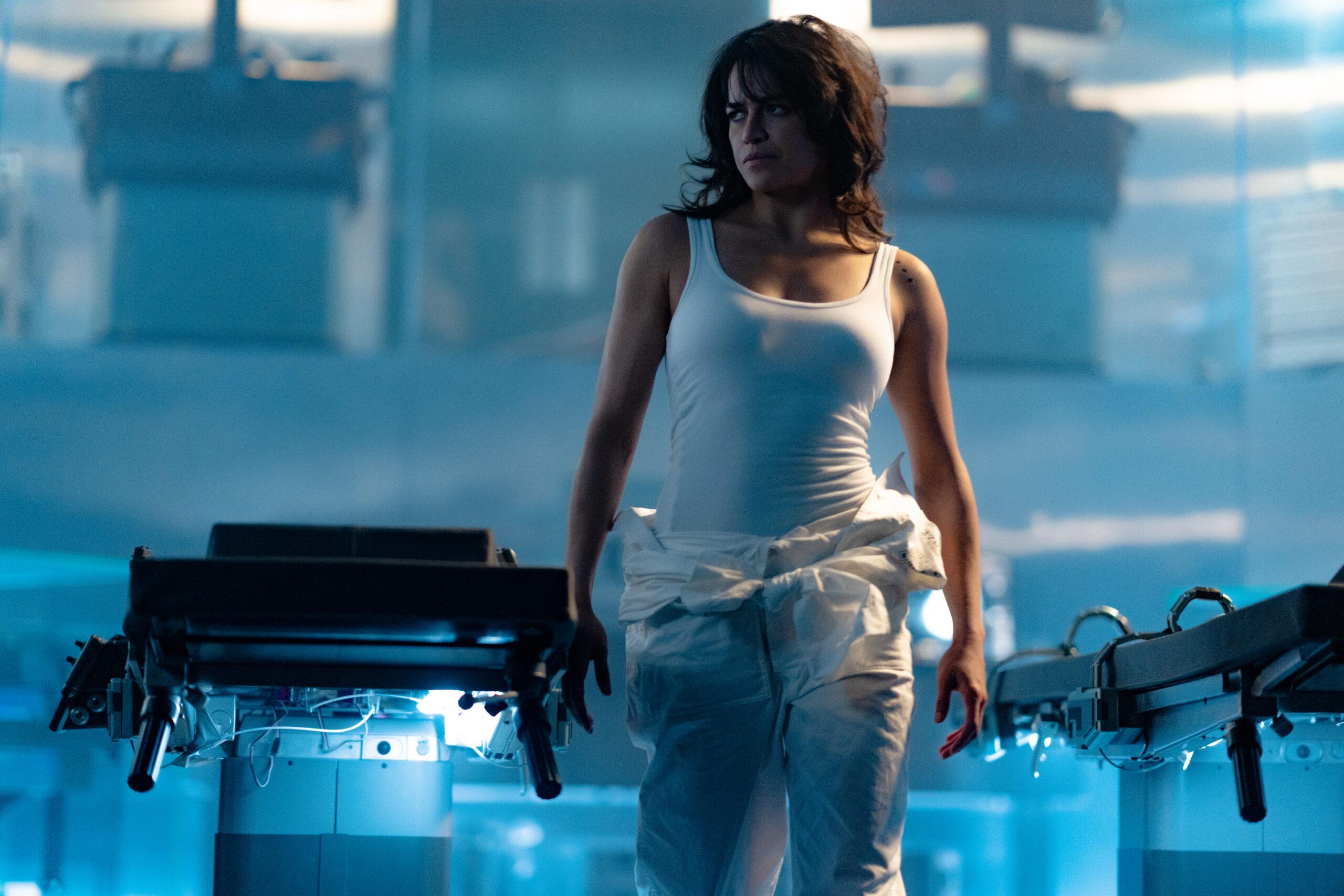 Michelle Rodriguez as Letty in Fast X, directed by Louis Leterrier.