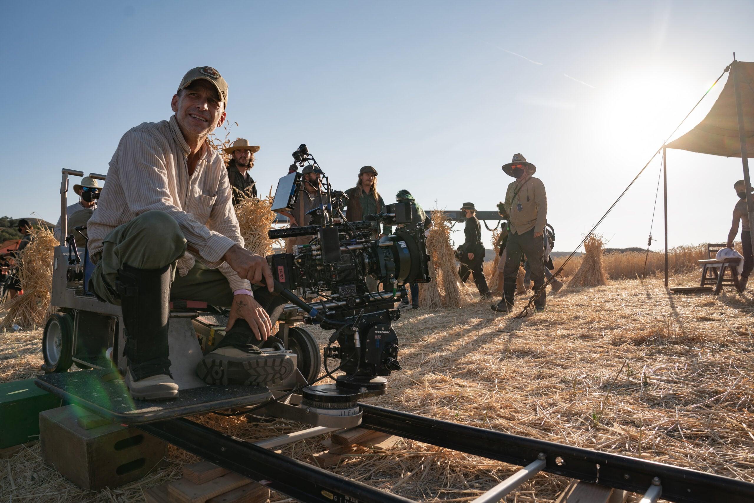REBEL MOON: Director/writer/producer Zack Snyder on the set of Rebel Moon. Cr. Clay Enos/Netflix © 2023