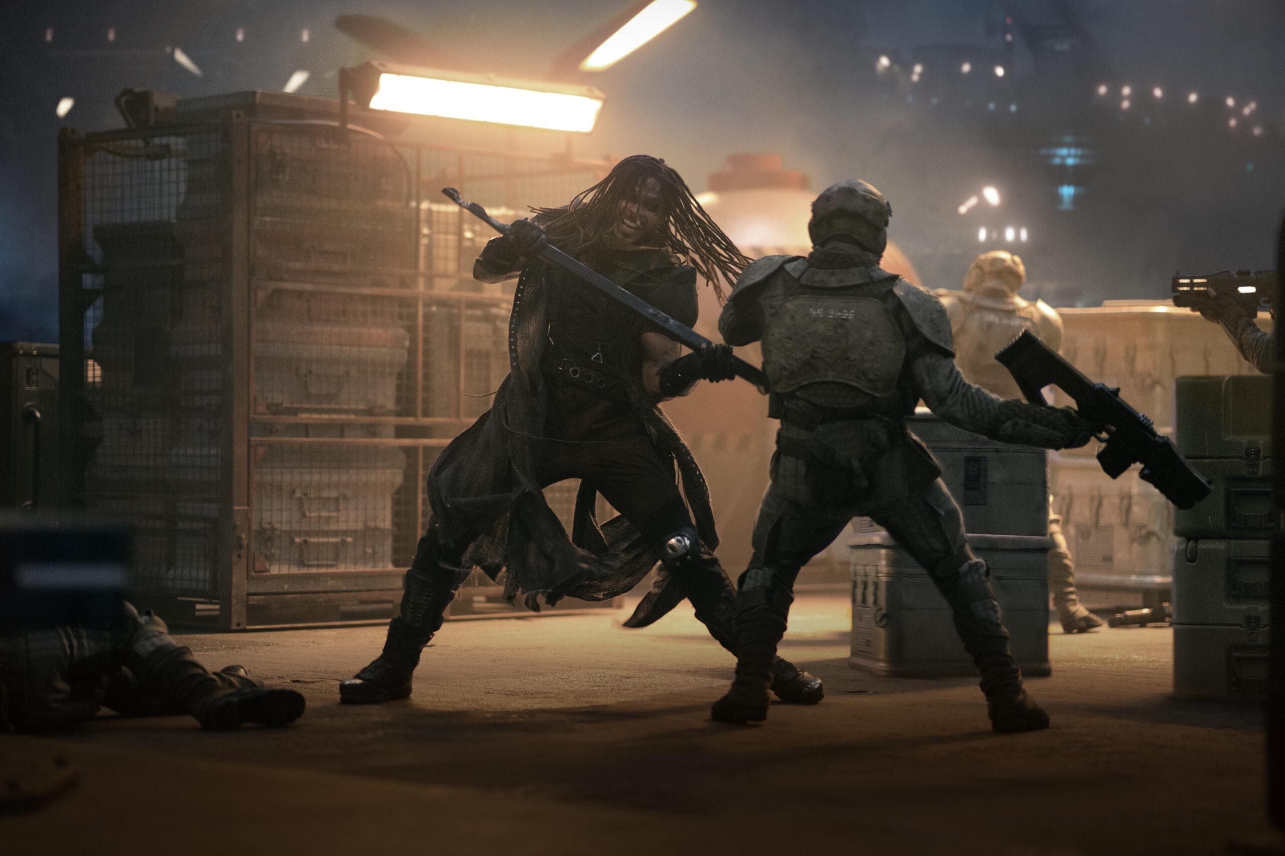 REBEL MOON: (Featured) Ray Fisher as Bloodaxe in Rebel Moon. Cr. Clay Enos/Netflix © 2023