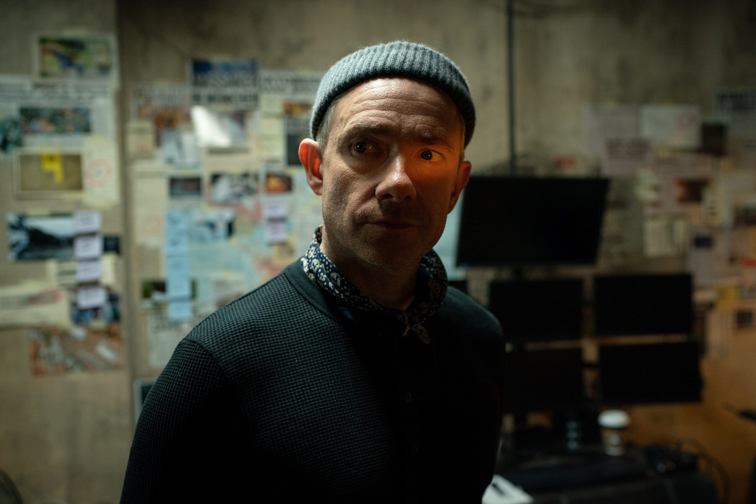 Martin Freeman as Agent Everett Ross in Marvel Studios' SECRET INVASION, exclusively on Disney+. Photo by Gareth Gatrell. © 2023 MARVEL.