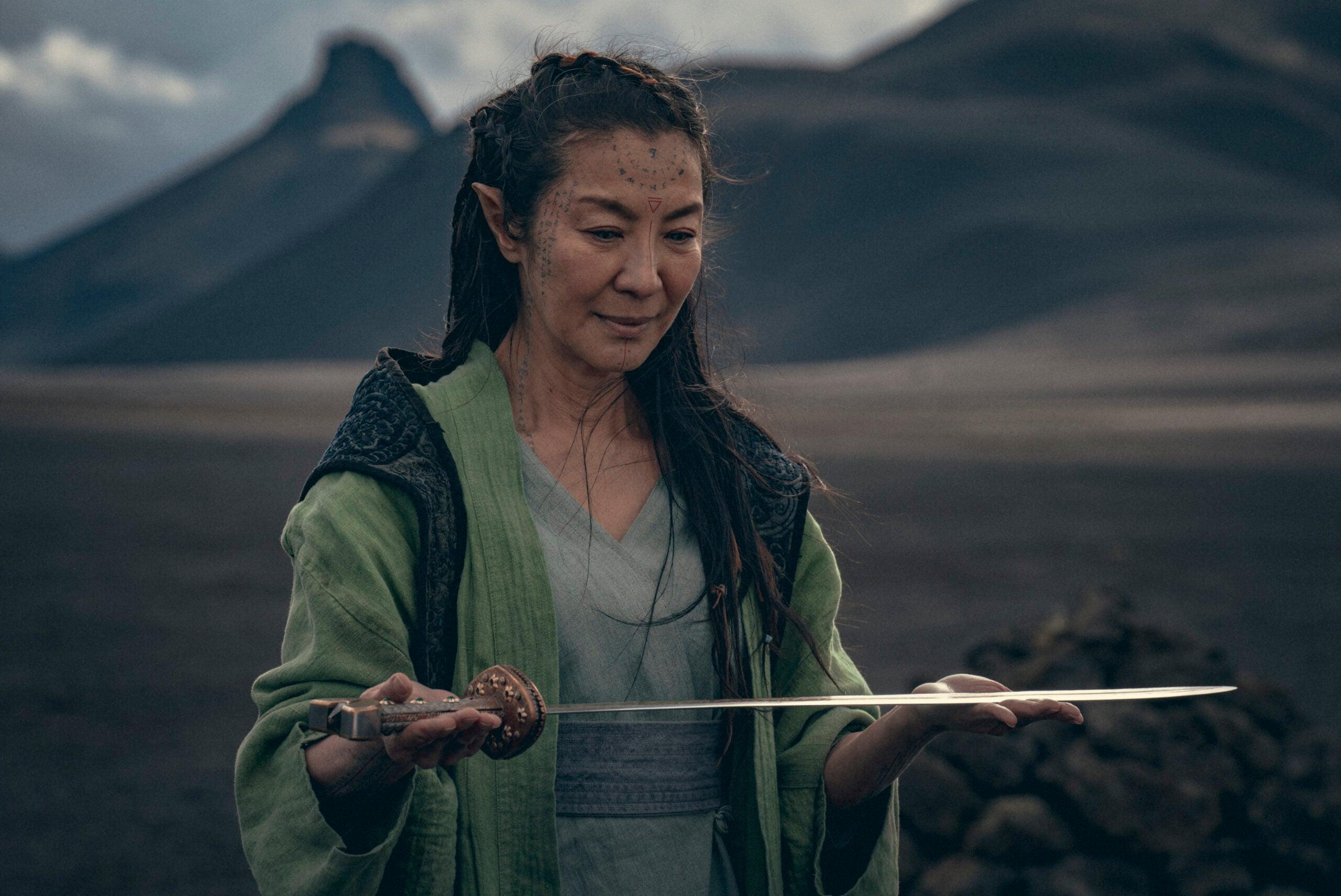 Michelle Yeoh as Scian in The Witcher: Blood Origin (2022) via Netflix