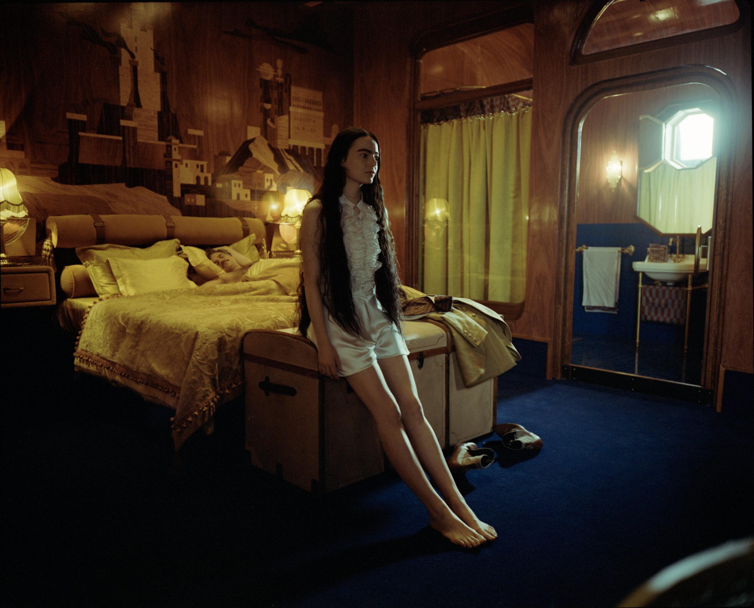 Emma Stone in POOR THINGS. Photo by Yorgos Lanthimos. Courtesy of Searchlight Pictures. © 2023 20th Century Studios All Rights Reserved.