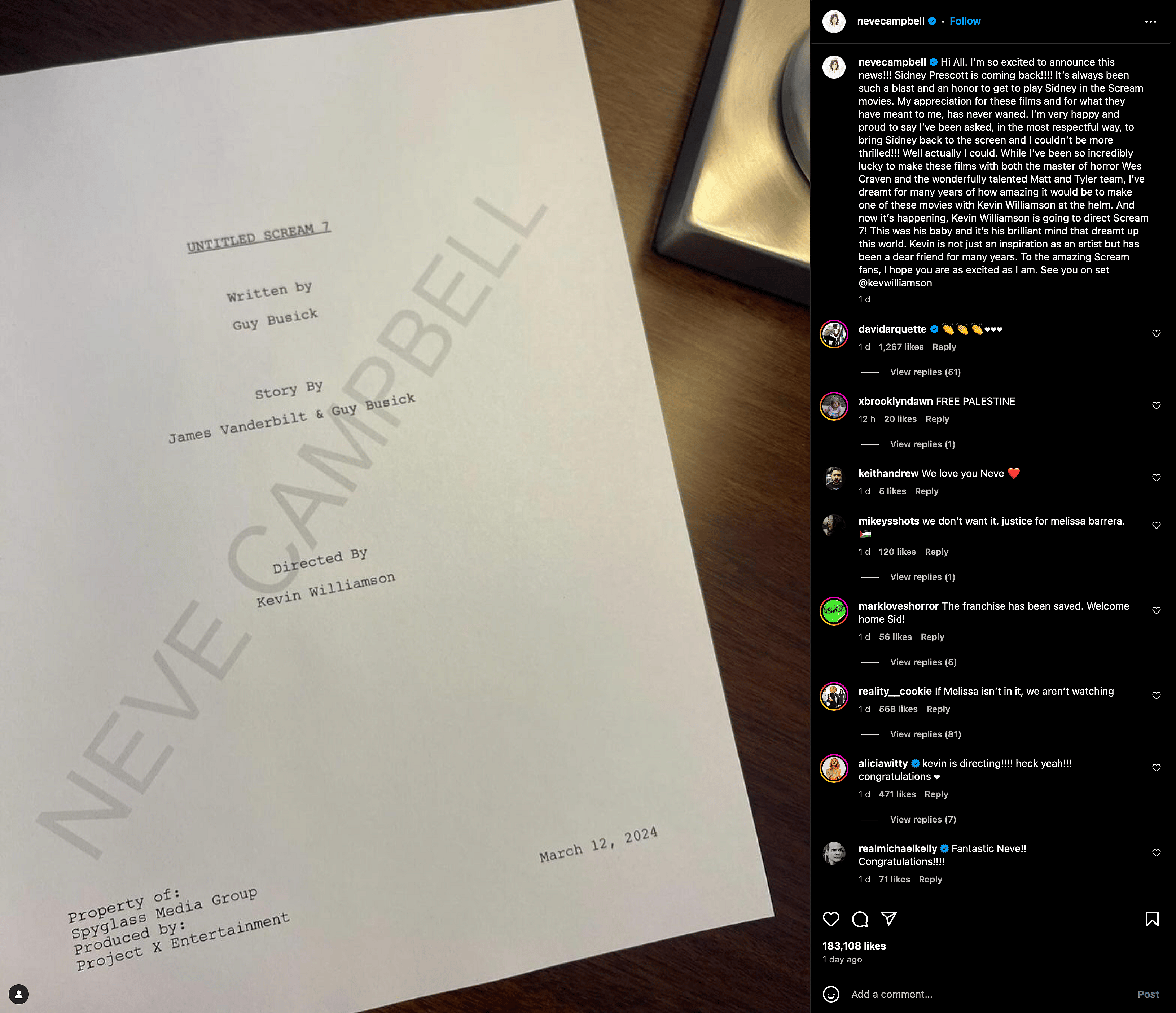 Neve Campbell (@nevecampbell) on Instagram