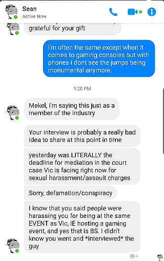 Legend of Heroes: Trails of Cold Steel voice actor Sean Chiplock accuses YouTuber Mekel Kasanova of