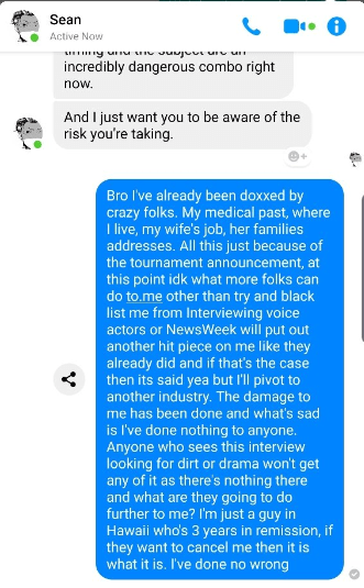 The Legend of Heroes: Trails of Cold Steel Voice Actor Sean Chiplock Accuses YouTuber Mekel Kasanova of Doxxing, Claims It Necessary to “Be Careful With This Individual”