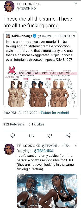 Popular anime and video game pin-up artist Sakimi-chan randomly targeted by outrage mob for