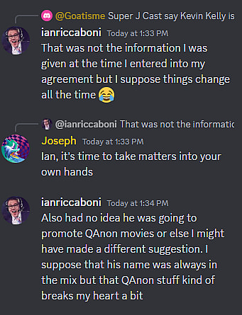 Ian Riccaboni on Discord