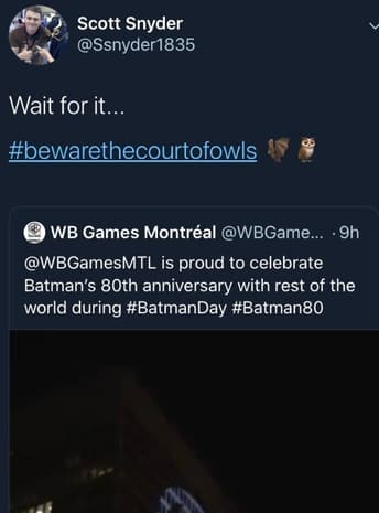ScottSnyder Beware Court of Owls