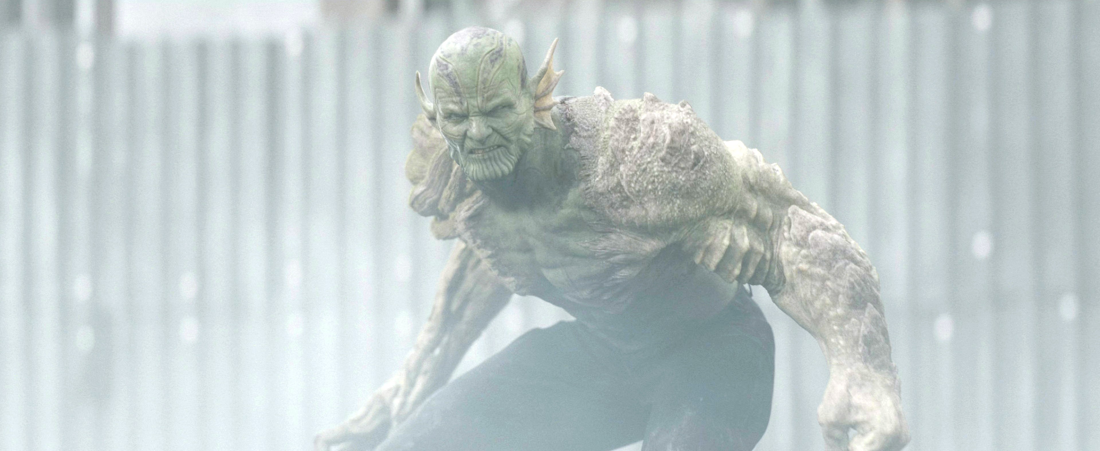 Gravik (Kingsley Ben-Adir) unleashes his true Super Skrull powers in Secret Invasion Season 1 Episode 6 "Home" (2023), Marvel Entertainment