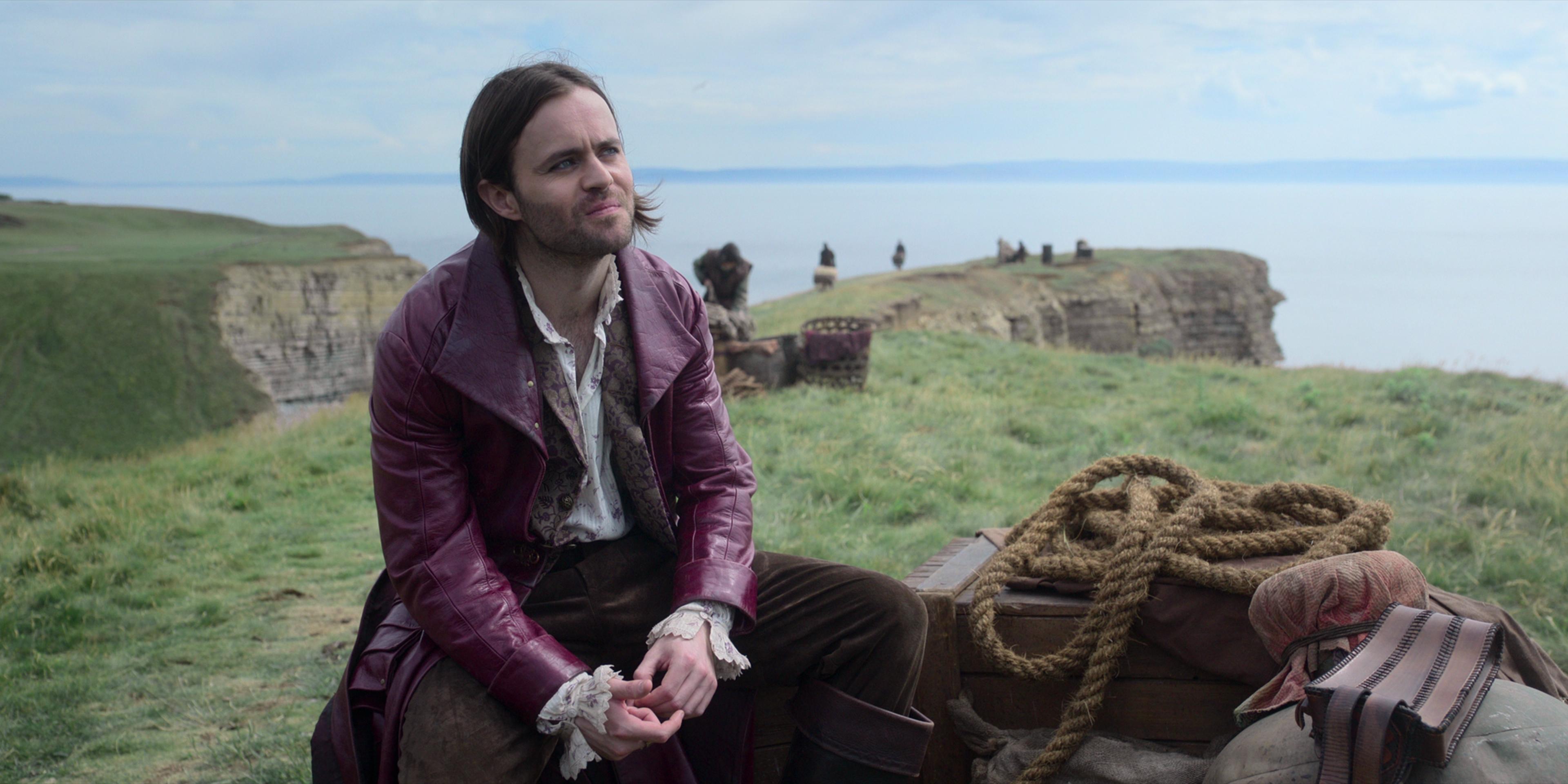 Jaskier (Joey Batsy) is unsure of what lies ahead in The Witcher Season 3 Episode 4 "The Invitation" (2023), Netflix