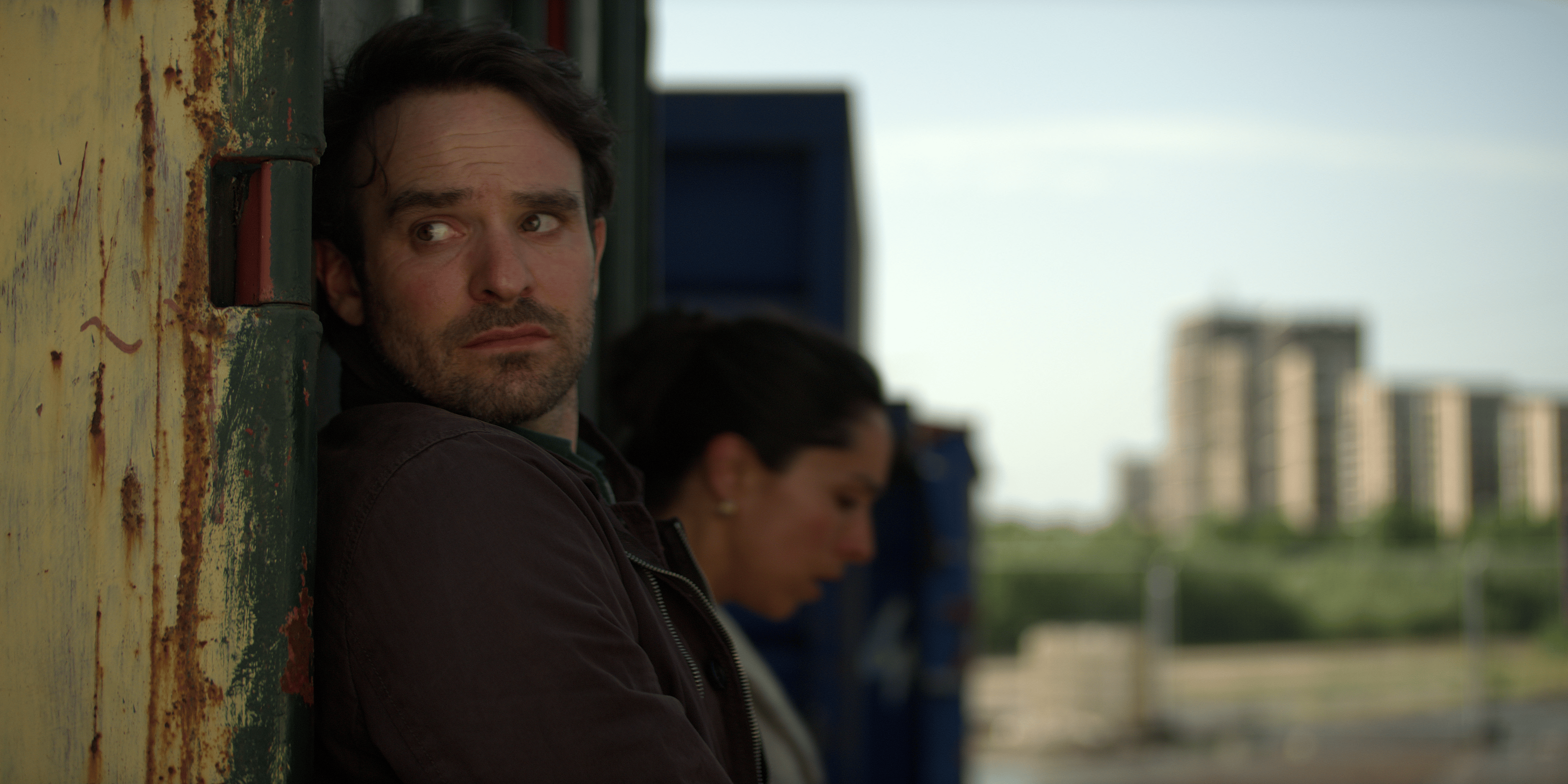 Charlie Cox as Adam Lawrence in Netflix's Treason (2022) via Netflix