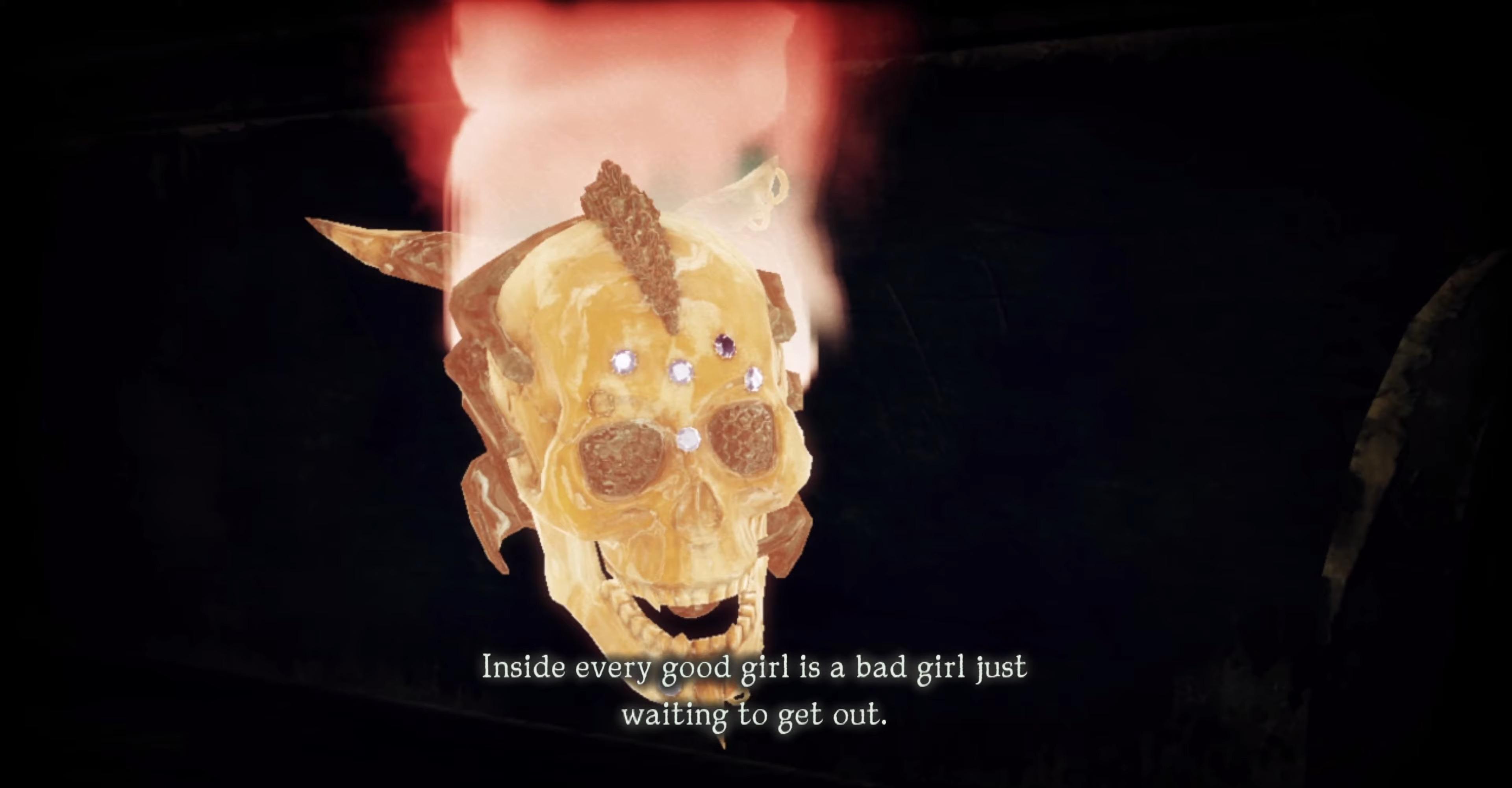 Johnson (Greg Ellis) has some thoughts on the ladies in Shadows of the Damned (2011), Grasshopper Manufacture