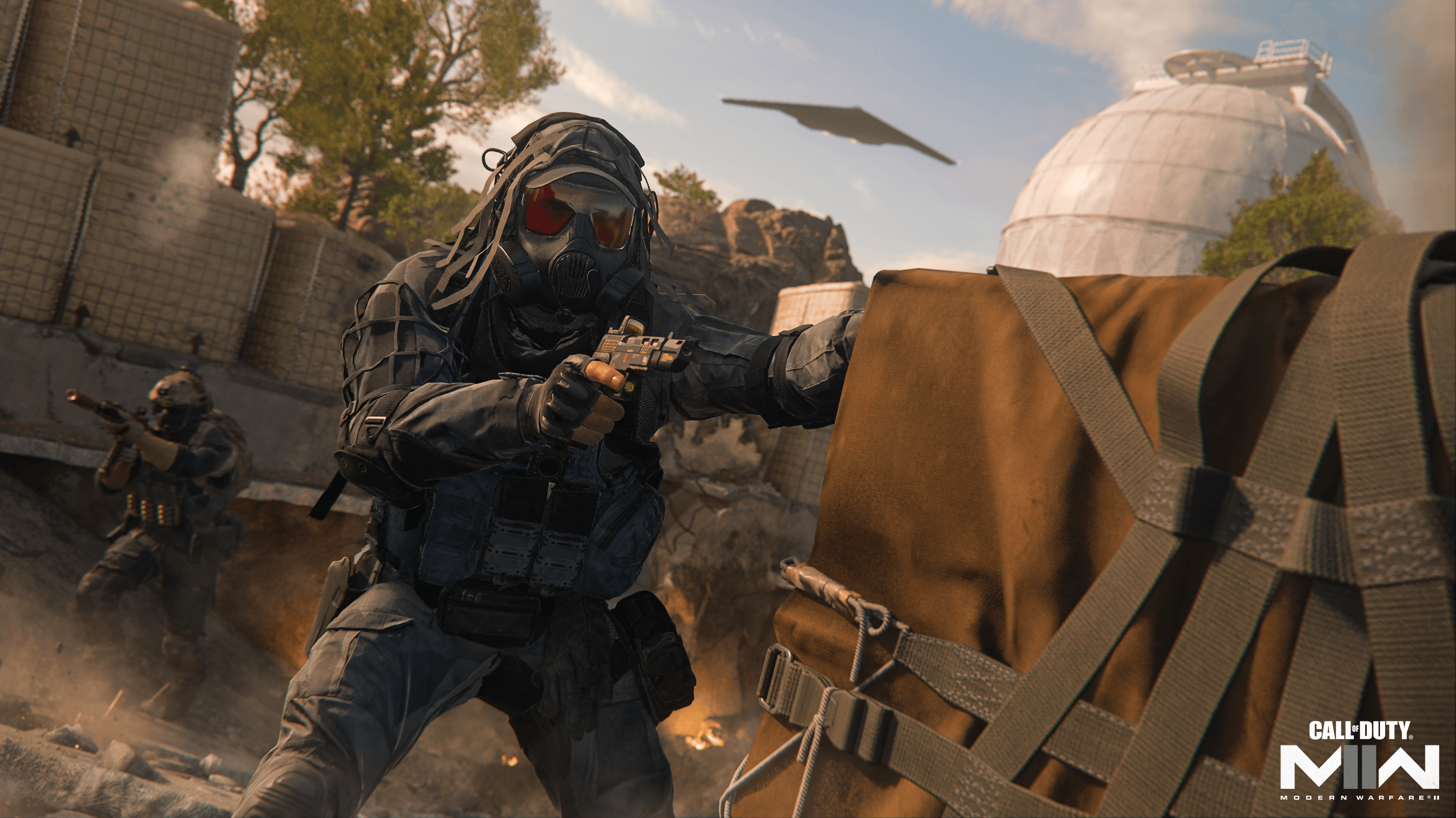 Players duke it out by a dropzone via Call of Duty: Modern Warfare II (2022), Activision